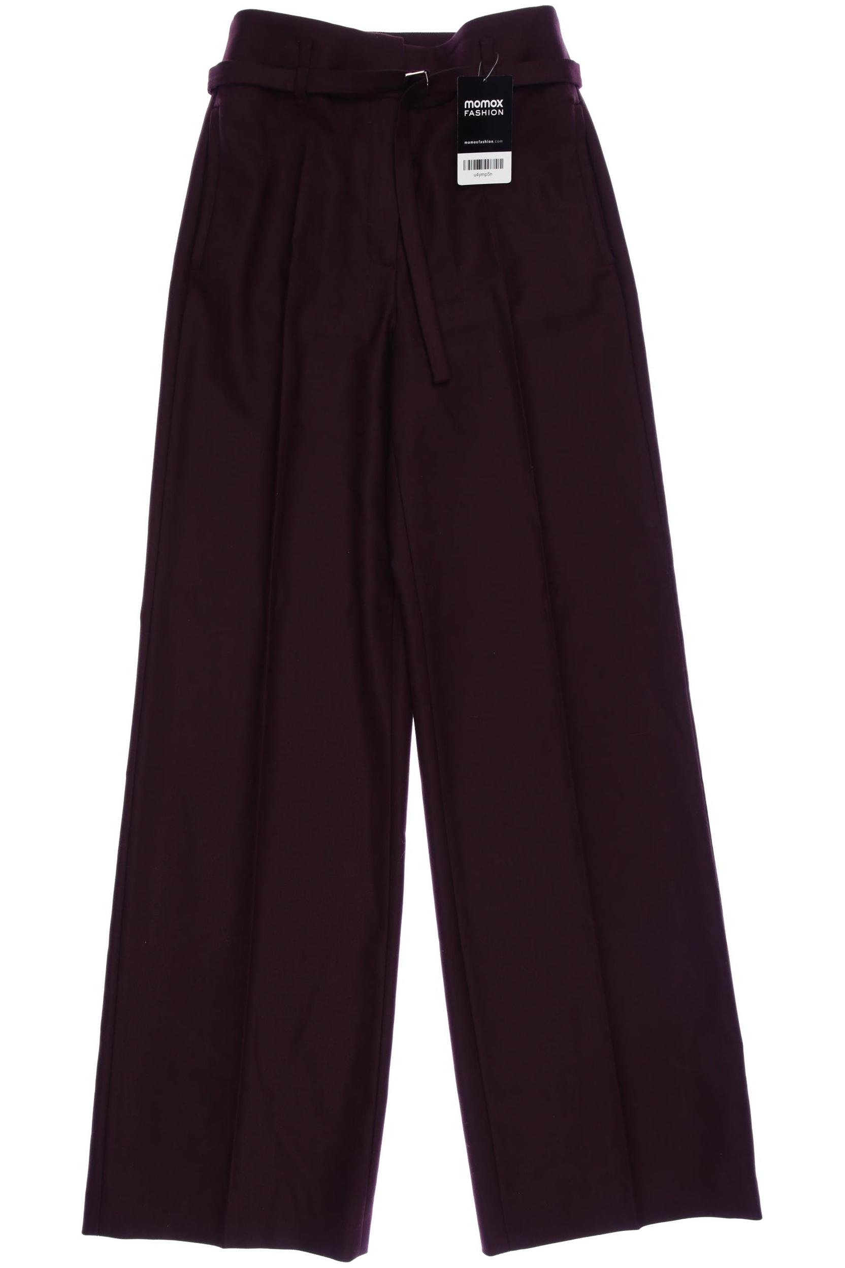 

Massimo Dutti Damen Stoffhose, bordeaux, Gr. 34
