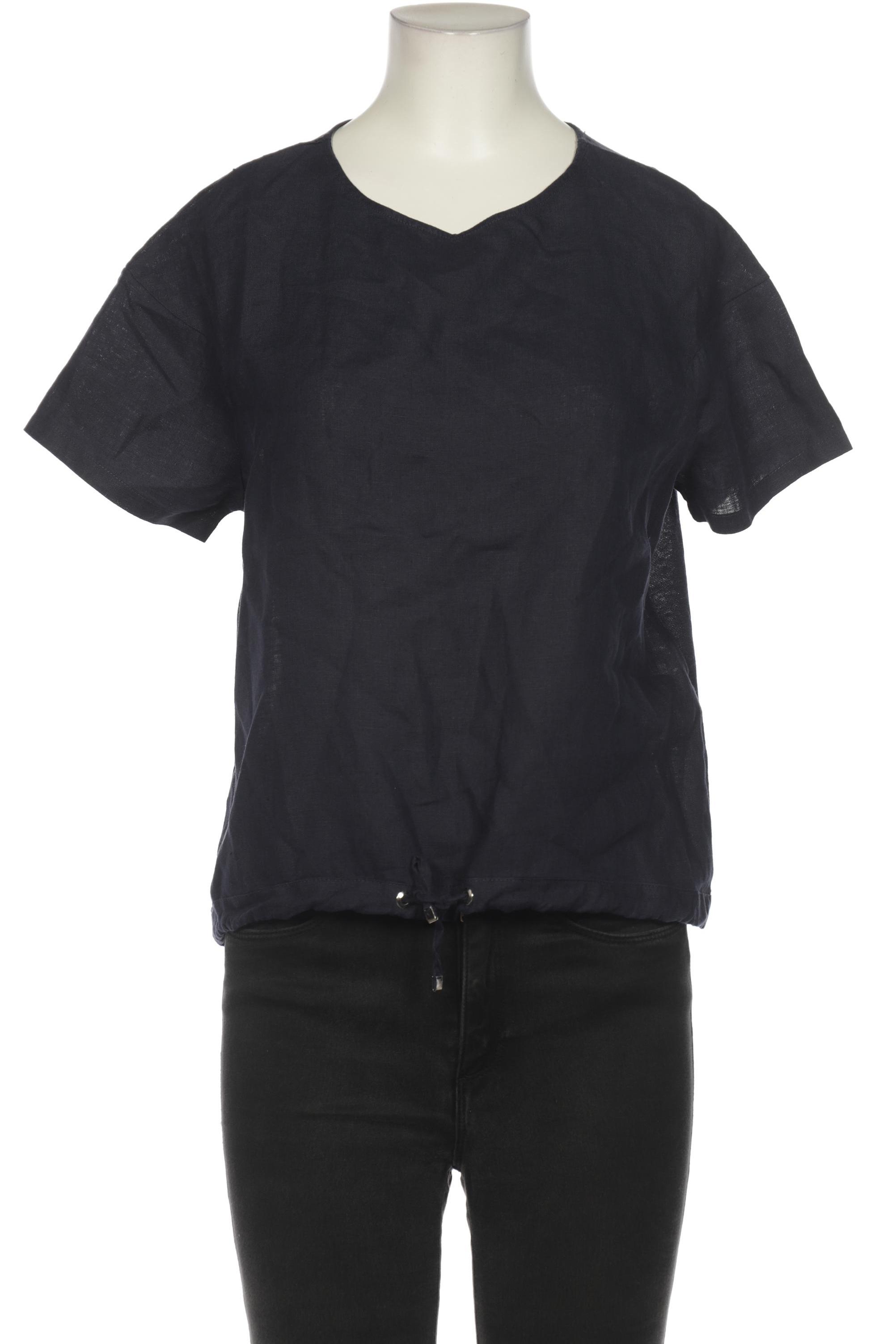 

Massimo Dutti Damen Bluse, marineblau, Gr. 36