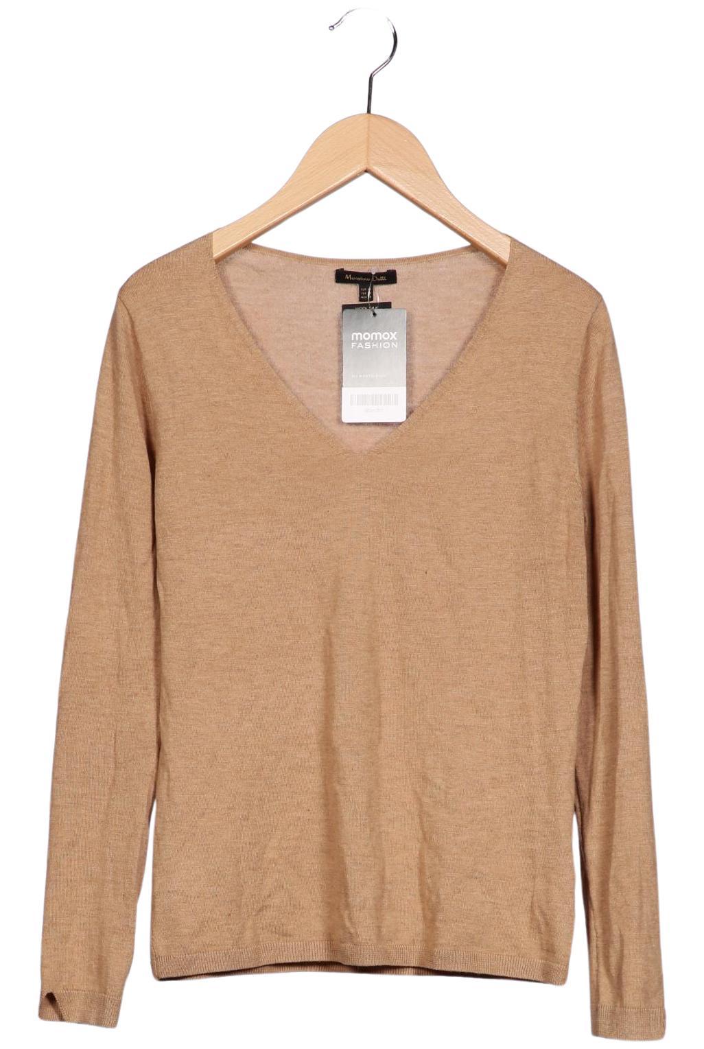 

Massimo Dutti Damen Pullover, beige, Gr. 34