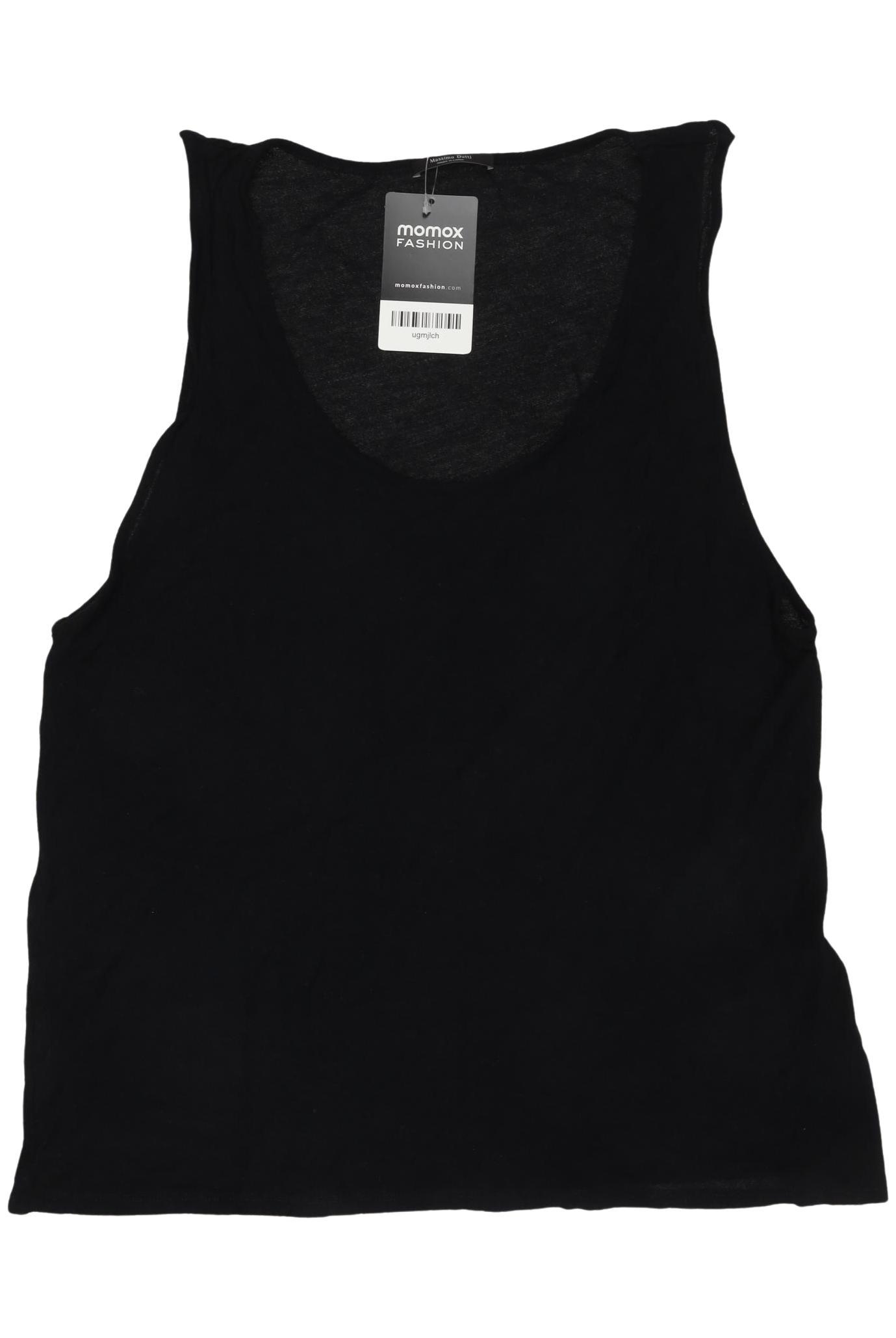 

Massimo Dutti Damen Top, schwarz, Gr. 42
