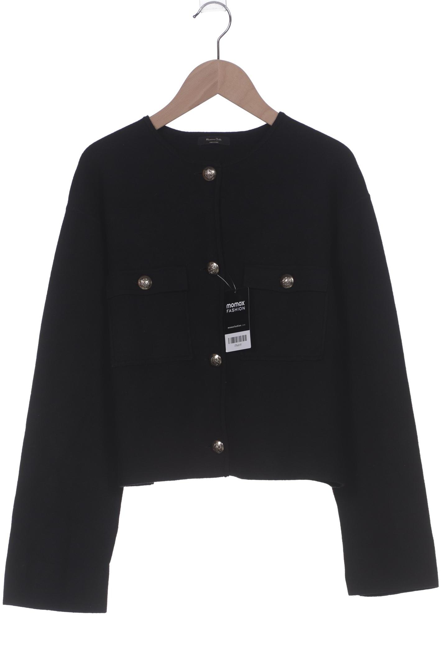 

Massimo Dutti Damen Strickjacke, schwarz, Gr. 36
