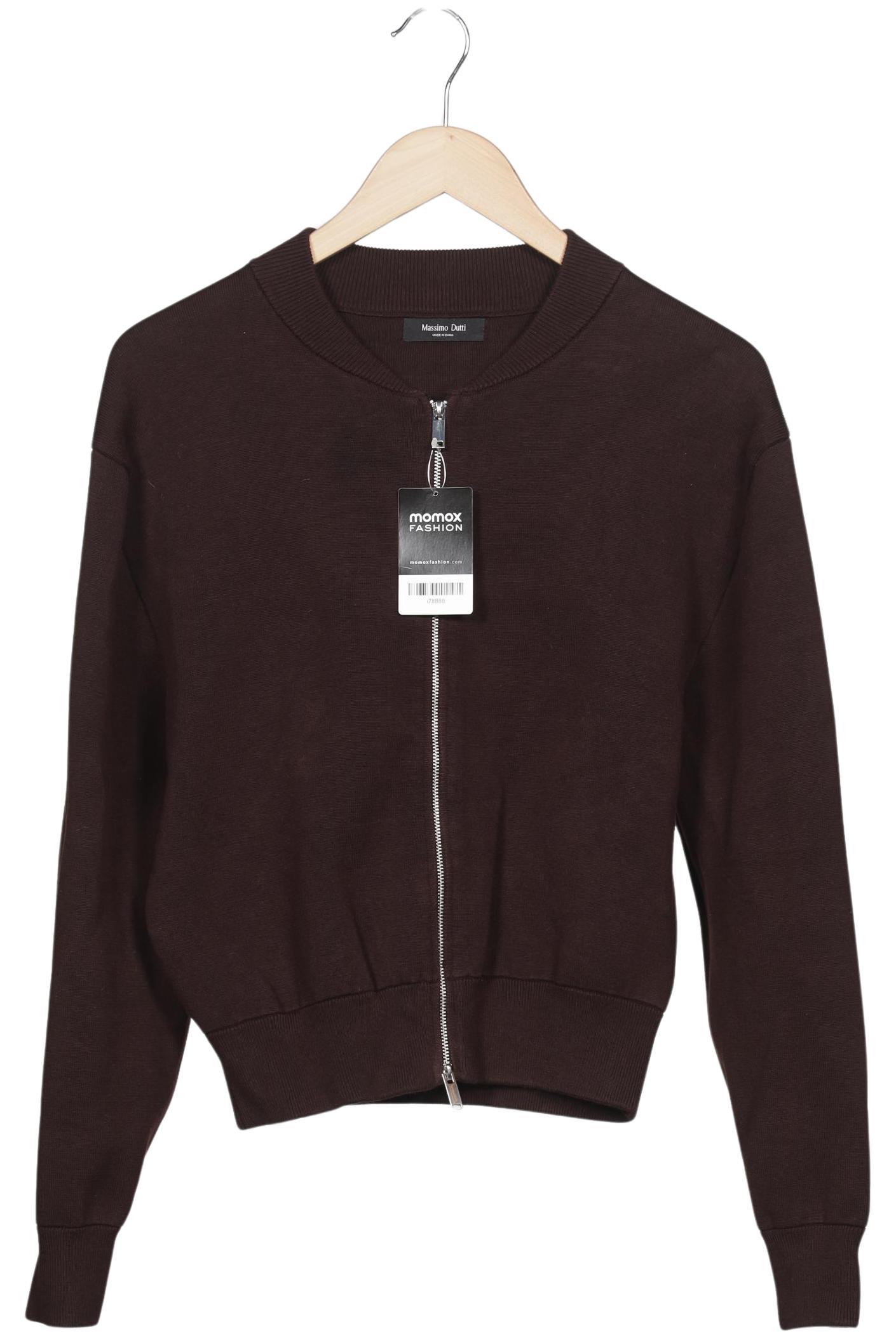 

Massimo Dutti Damen Strickjacke, braun, Gr. 38