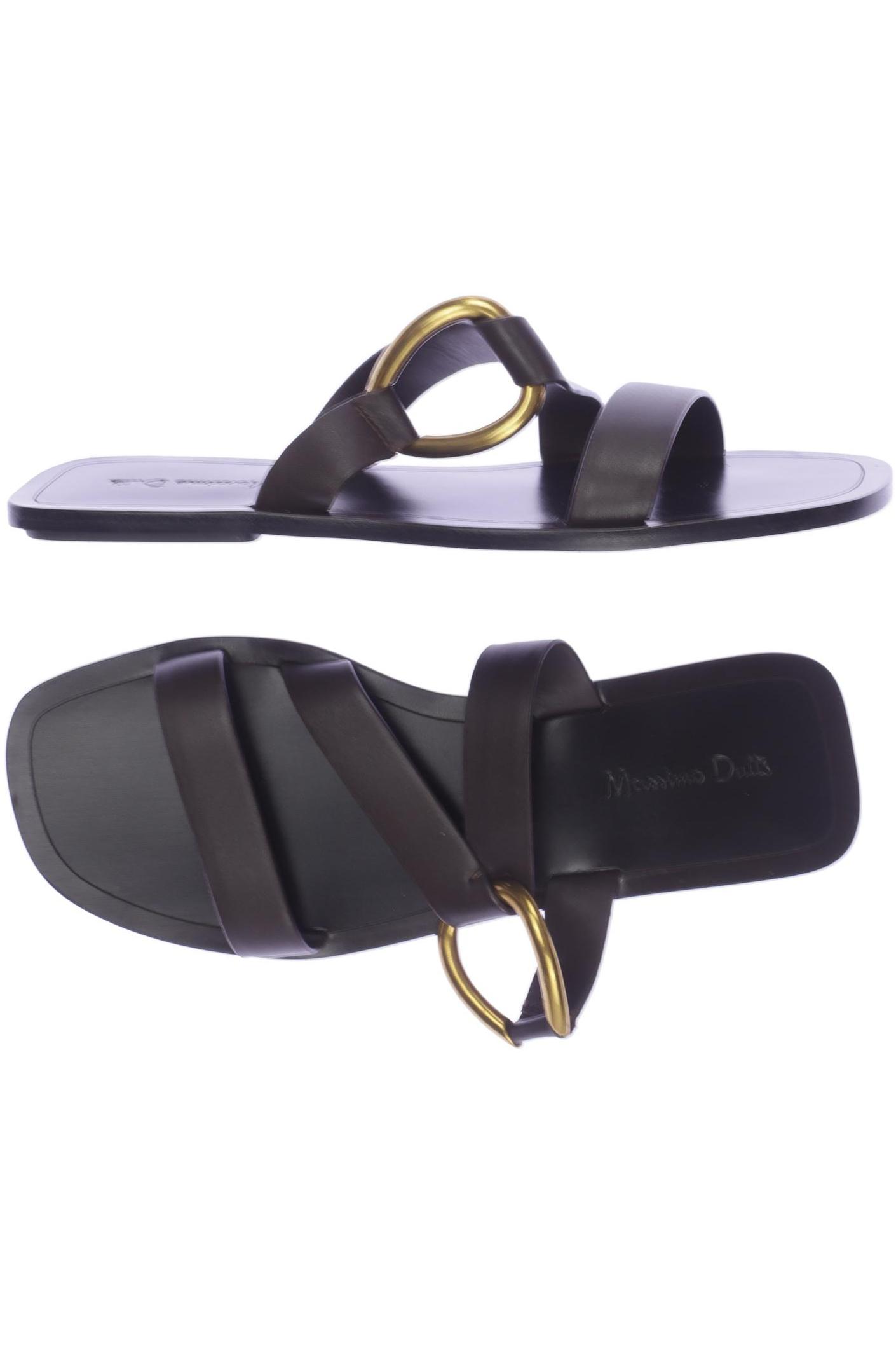 

Massimo Dutti Damen Sandale, bordeaux, Gr. 37