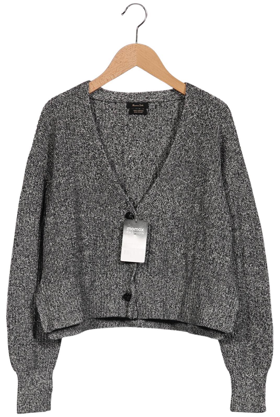 

Massimo Dutti Damen Strickjacke, grau, Gr. 36