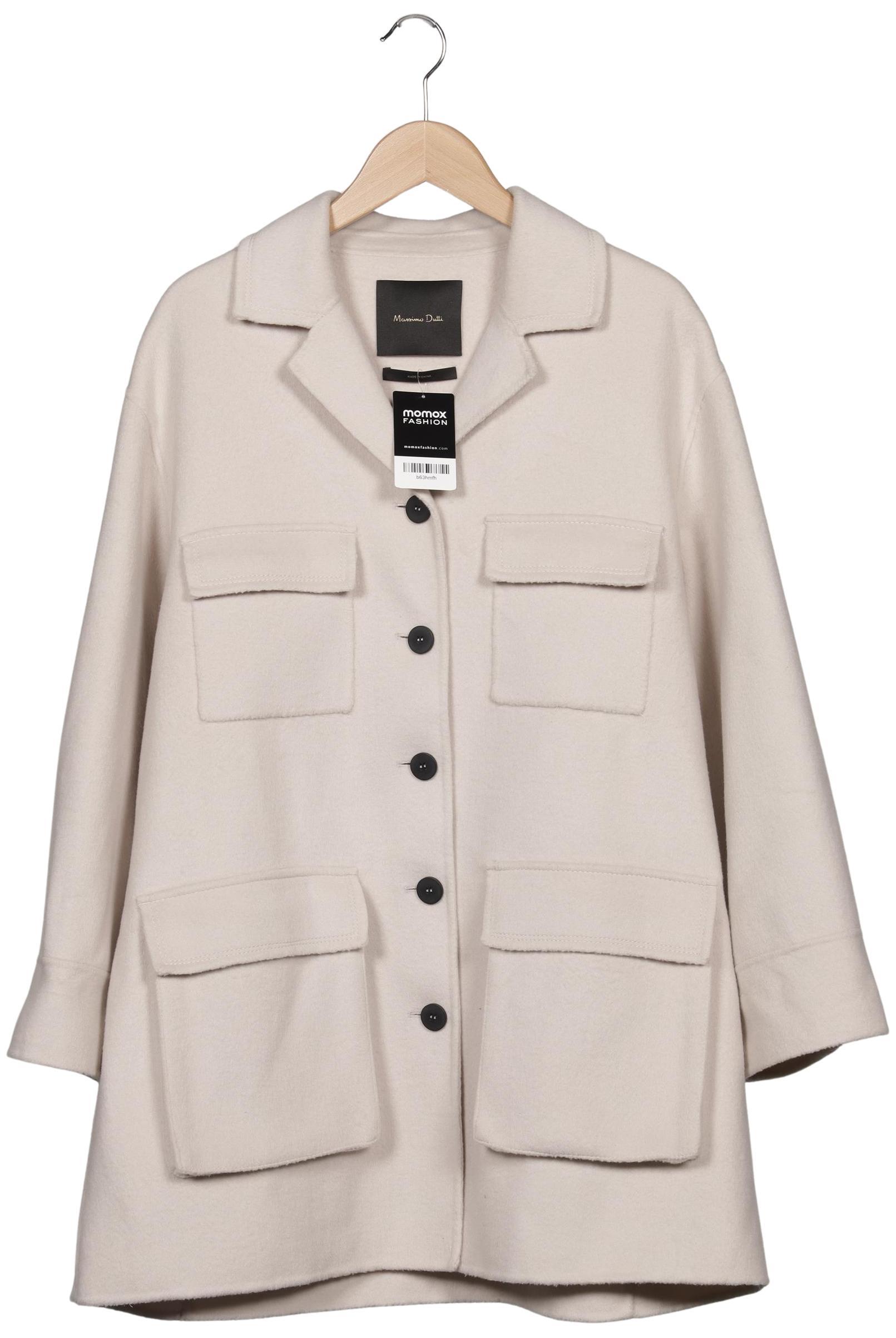 

Massimo Dutti Damen Mantel, beige, Gr. 36