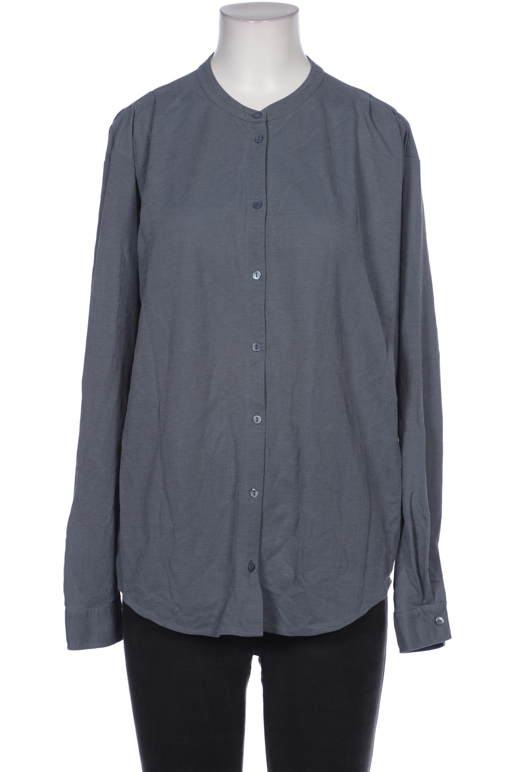 

Massimo Dutti Damen Bluse, blau, Gr. 38