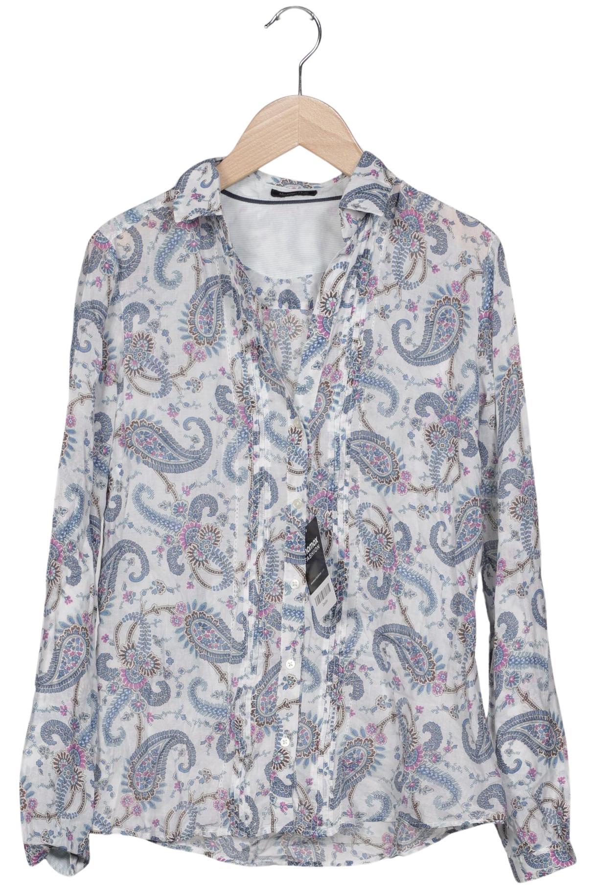 

Massimo Dutti Damen Bluse, weiß, Gr. 36