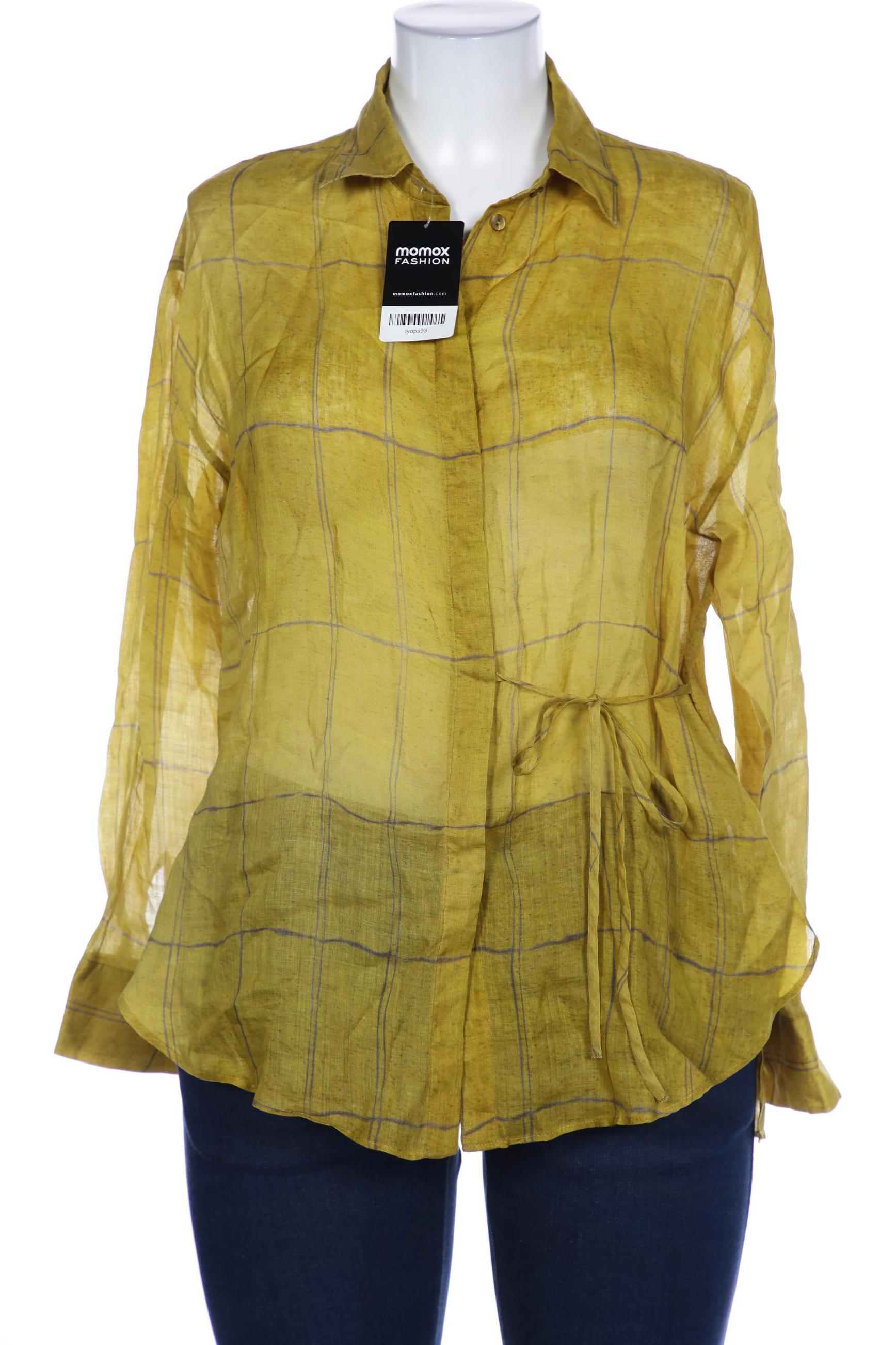 

Massimo Dutti Damen Bluse, gelb, Gr. 42
