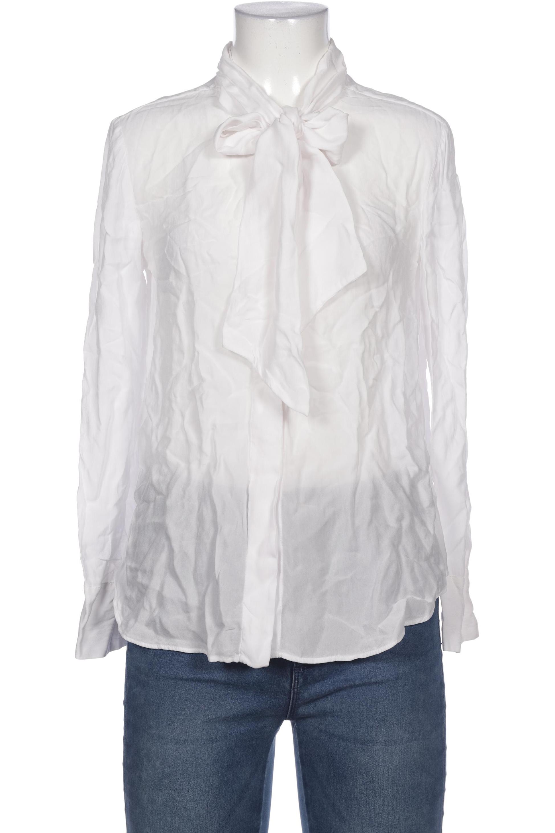 

Massimo Dutti Damen Bluse, weiß, Gr. 34
