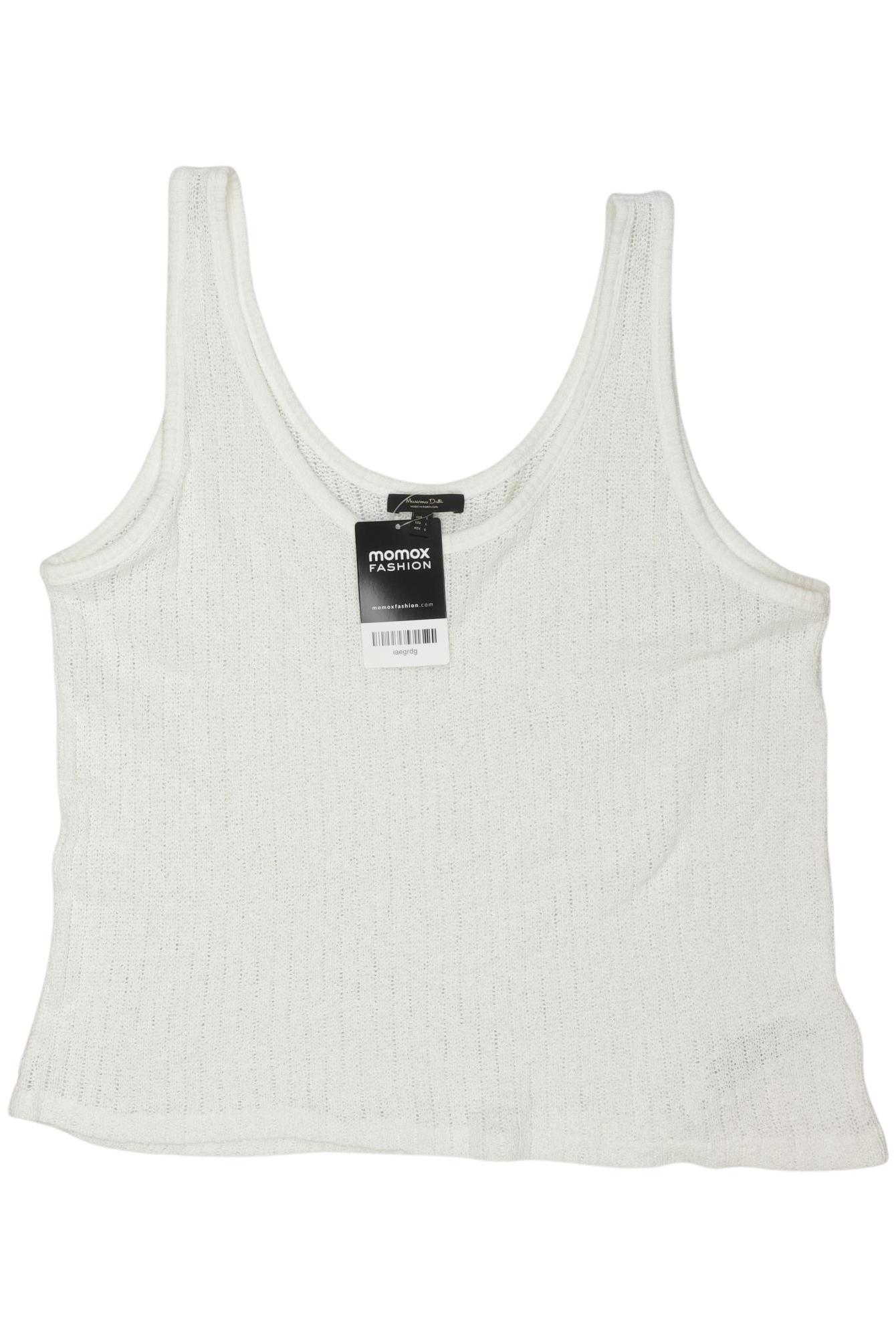 

Massimo Dutti Damen Top, weiß, Gr. 42