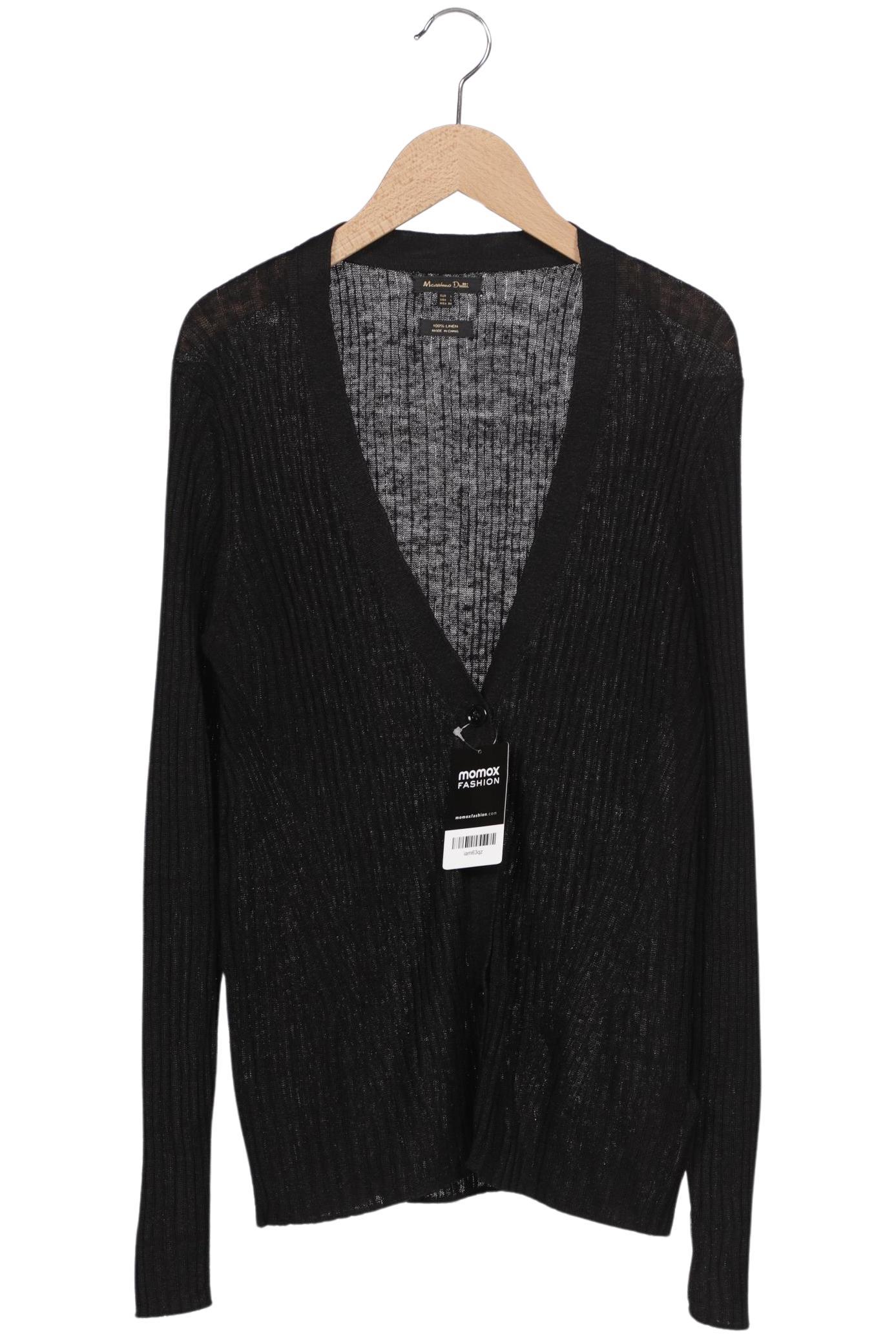 

Massimo Dutti Damen Strickjacke, schwarz, Gr. 42