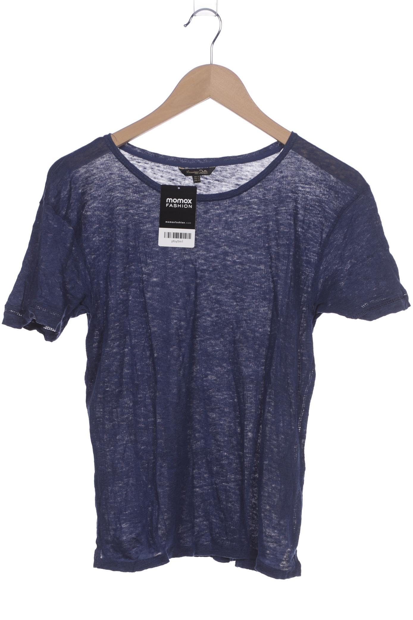 

Massimo Dutti Damen T-Shirt, marineblau, Gr. 34