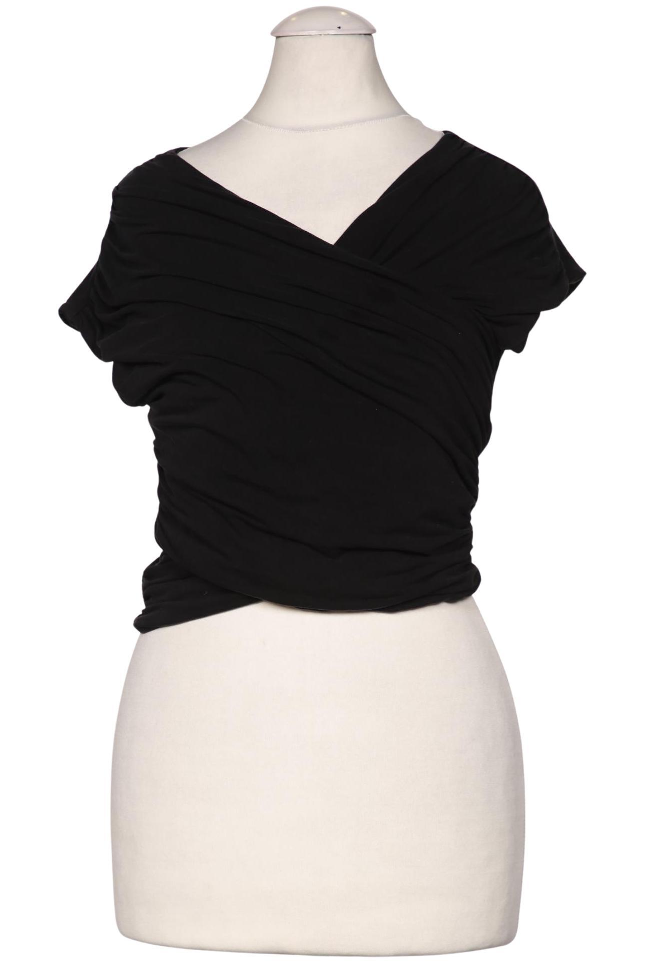 

Massimo Dutti Damen Top, schwarz, Gr. 36