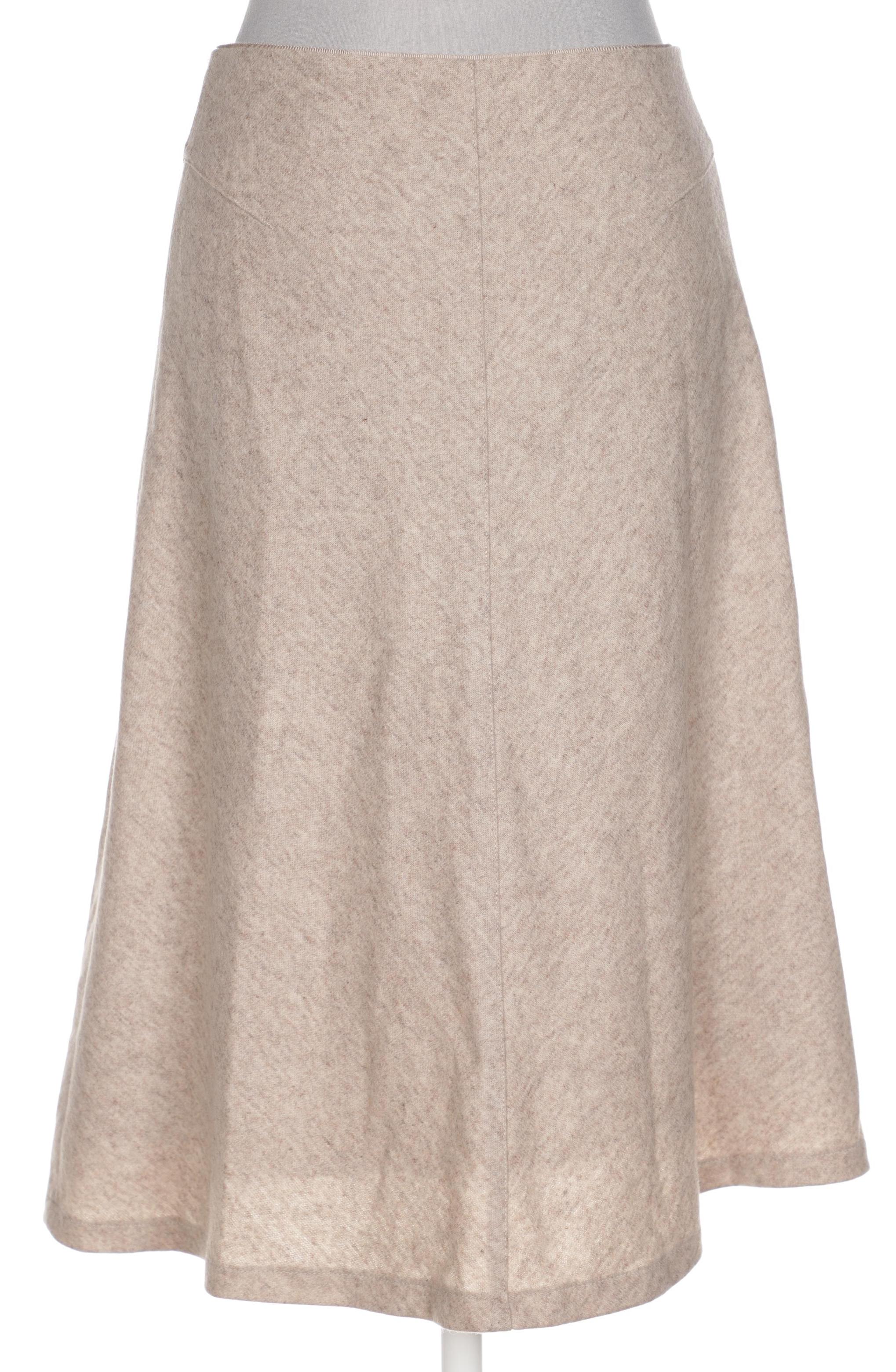 

Massimo Dutti Damen Rock, beige, Gr. 38