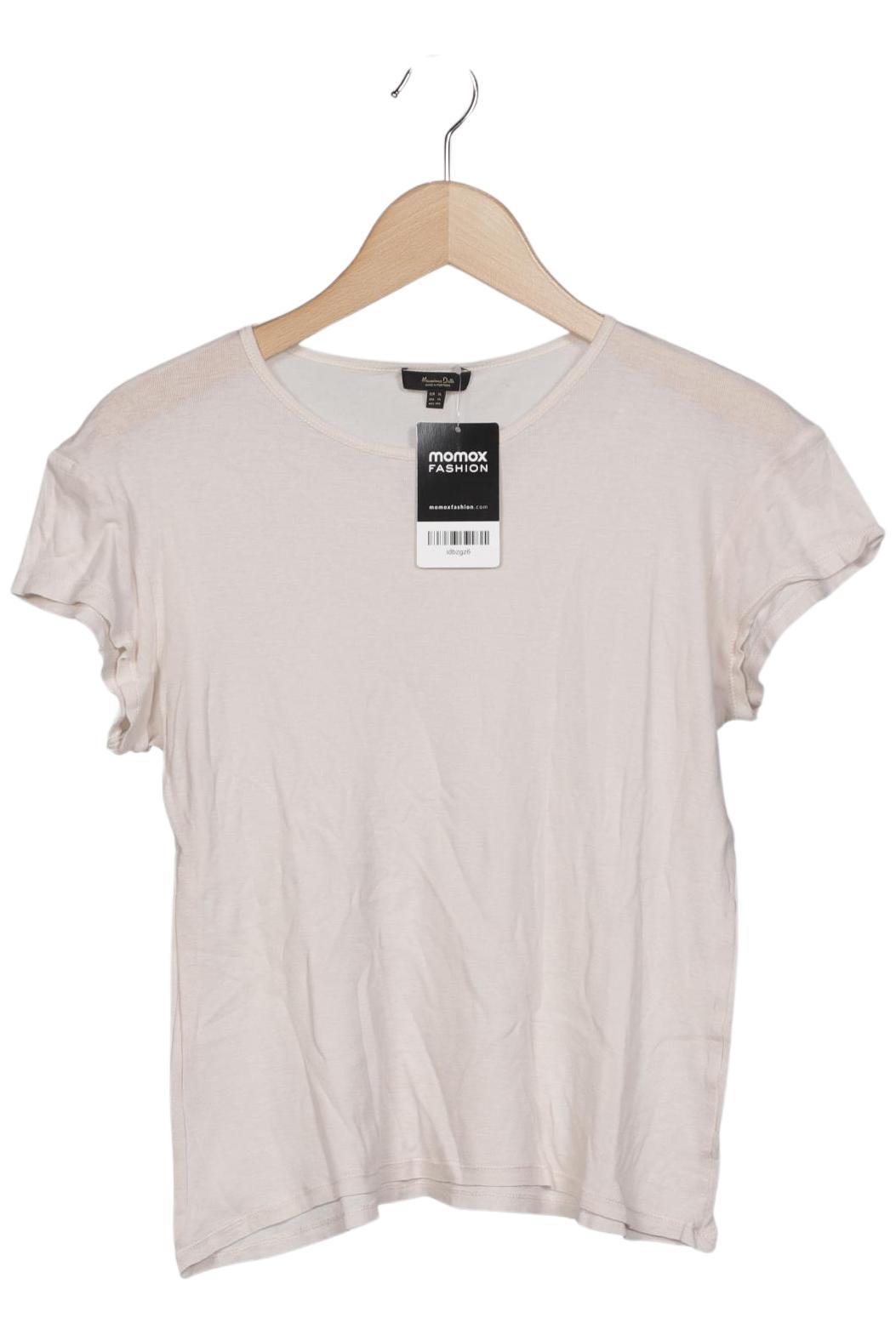 

Massimo Dutti Damen T-Shirt, beige, Gr. 44