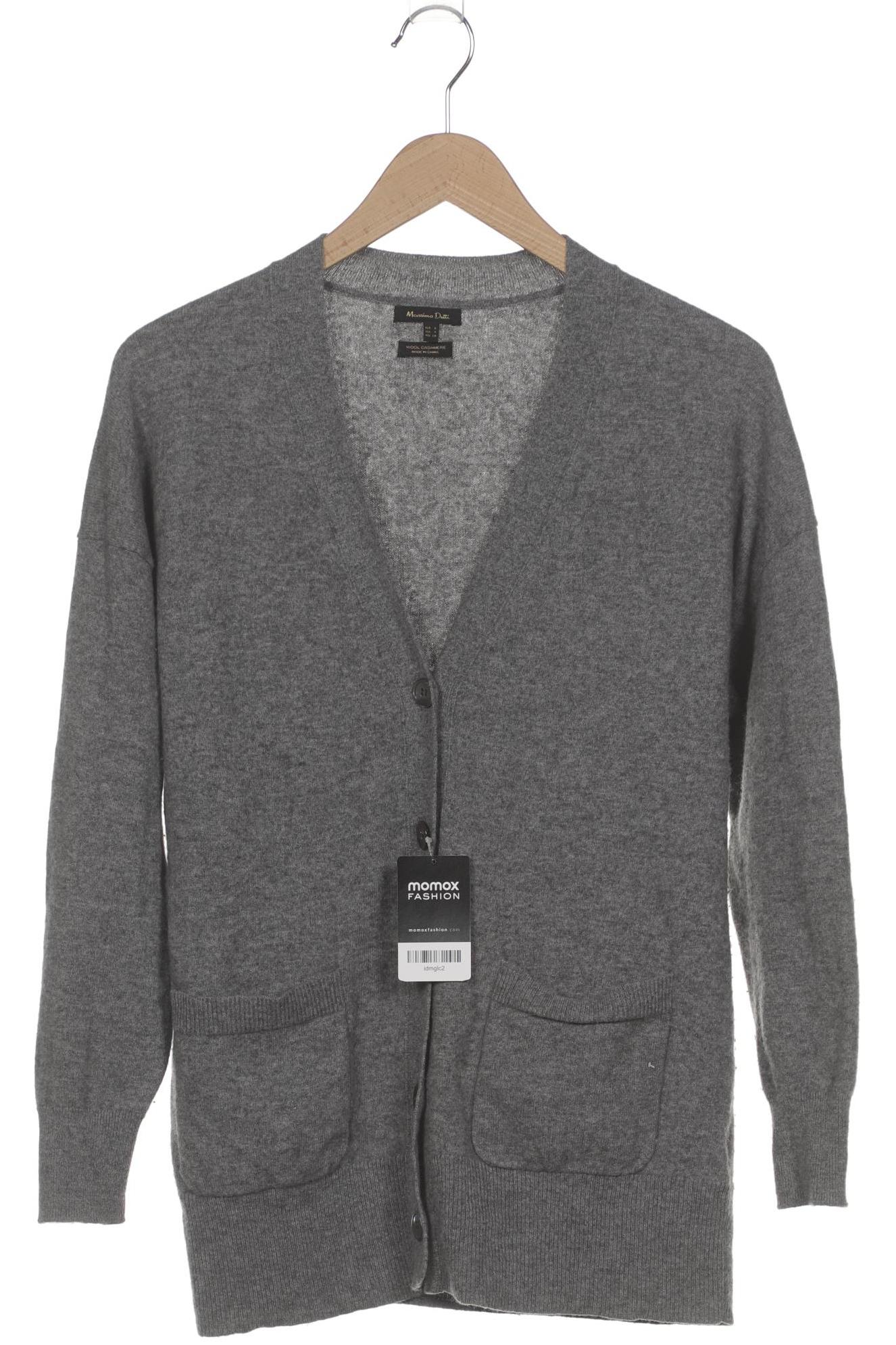 

Massimo Dutti Damen Strickjacke, grau, Gr. 36