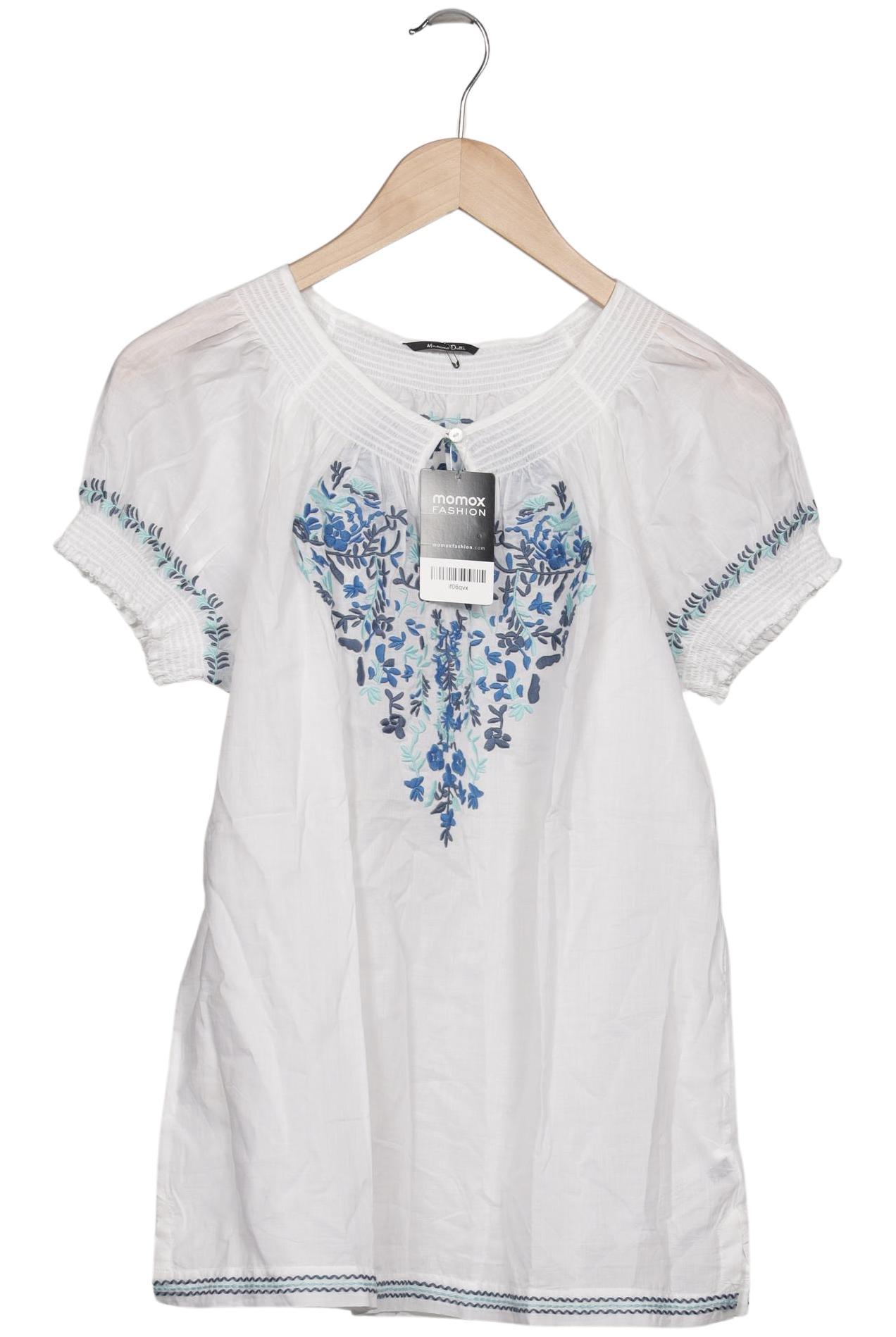 

Massimo Dutti Damen Bluse, weiß, Gr. 42