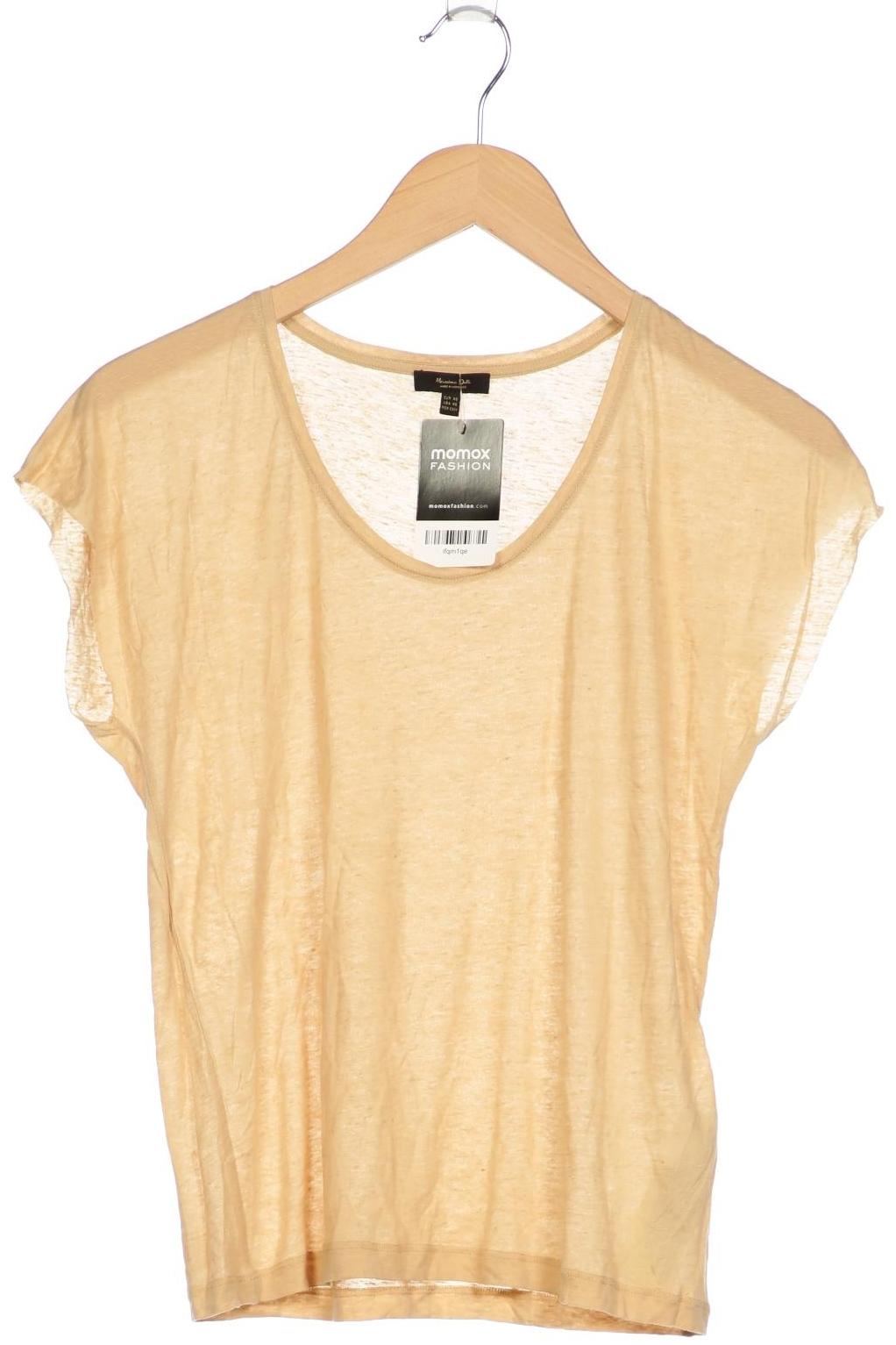 

Massimo Dutti Damen T-Shirt, beige, Gr. 34