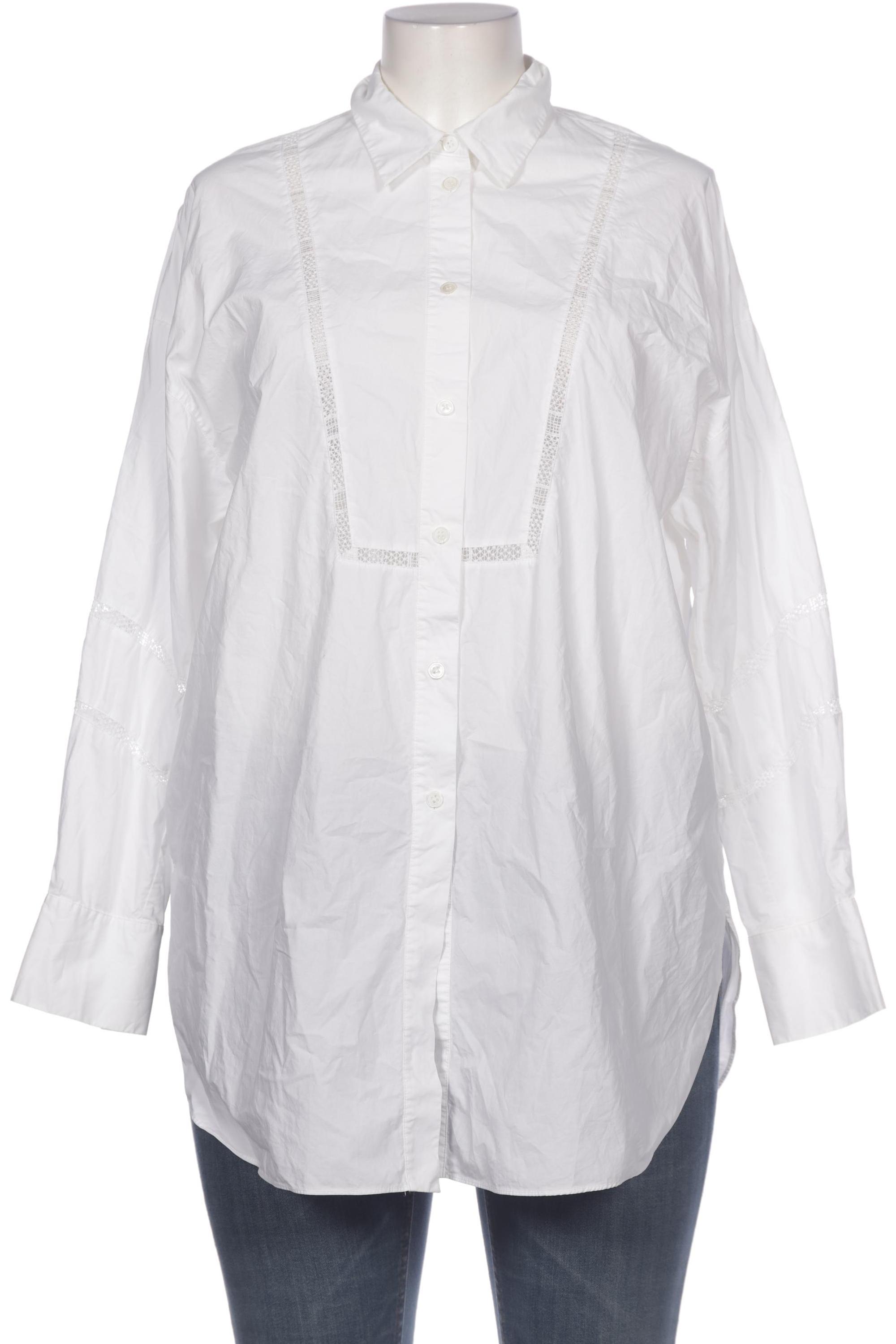 

Massimo Dutti Damen Bluse, weiß, Gr. 42