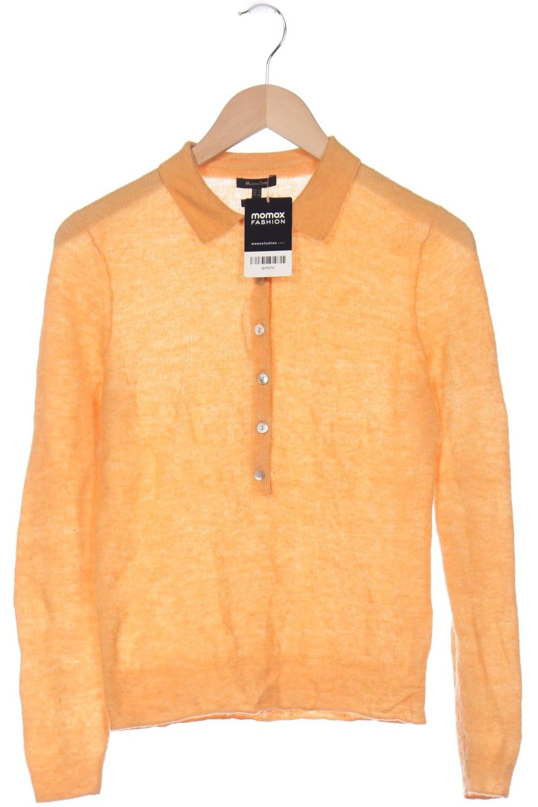 

Massimo Dutti Damen Pullover, orange, Gr. 36