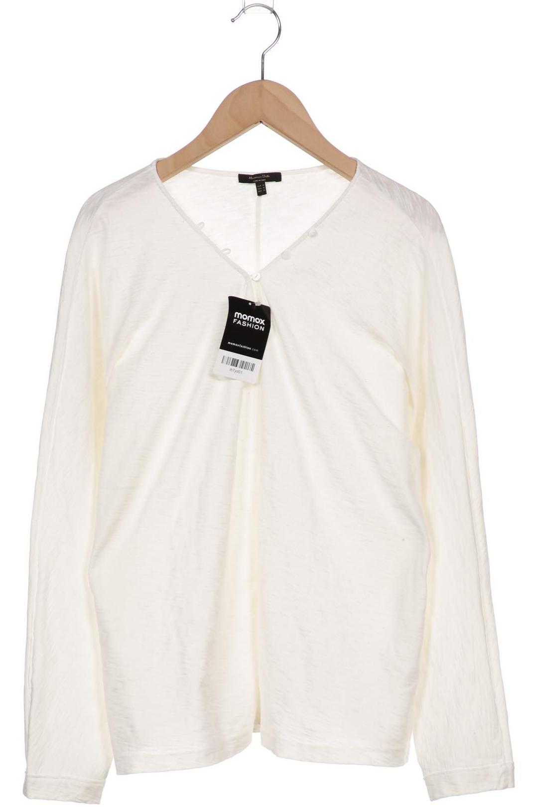 

Massimo Dutti Damen Langarmshirt, weiß