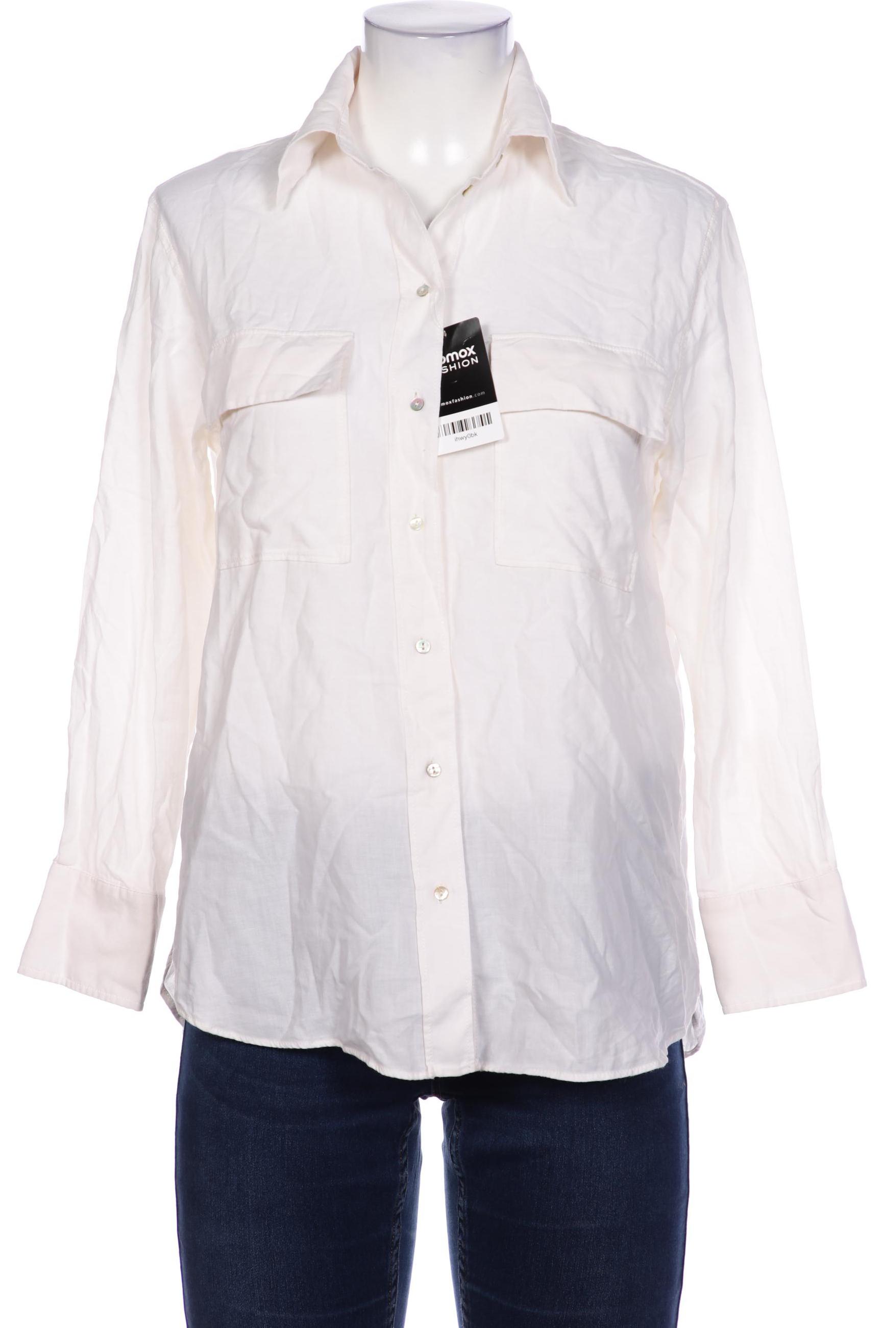 

Massimo Dutti Damen Bluse, cremeweiß, Gr. 38