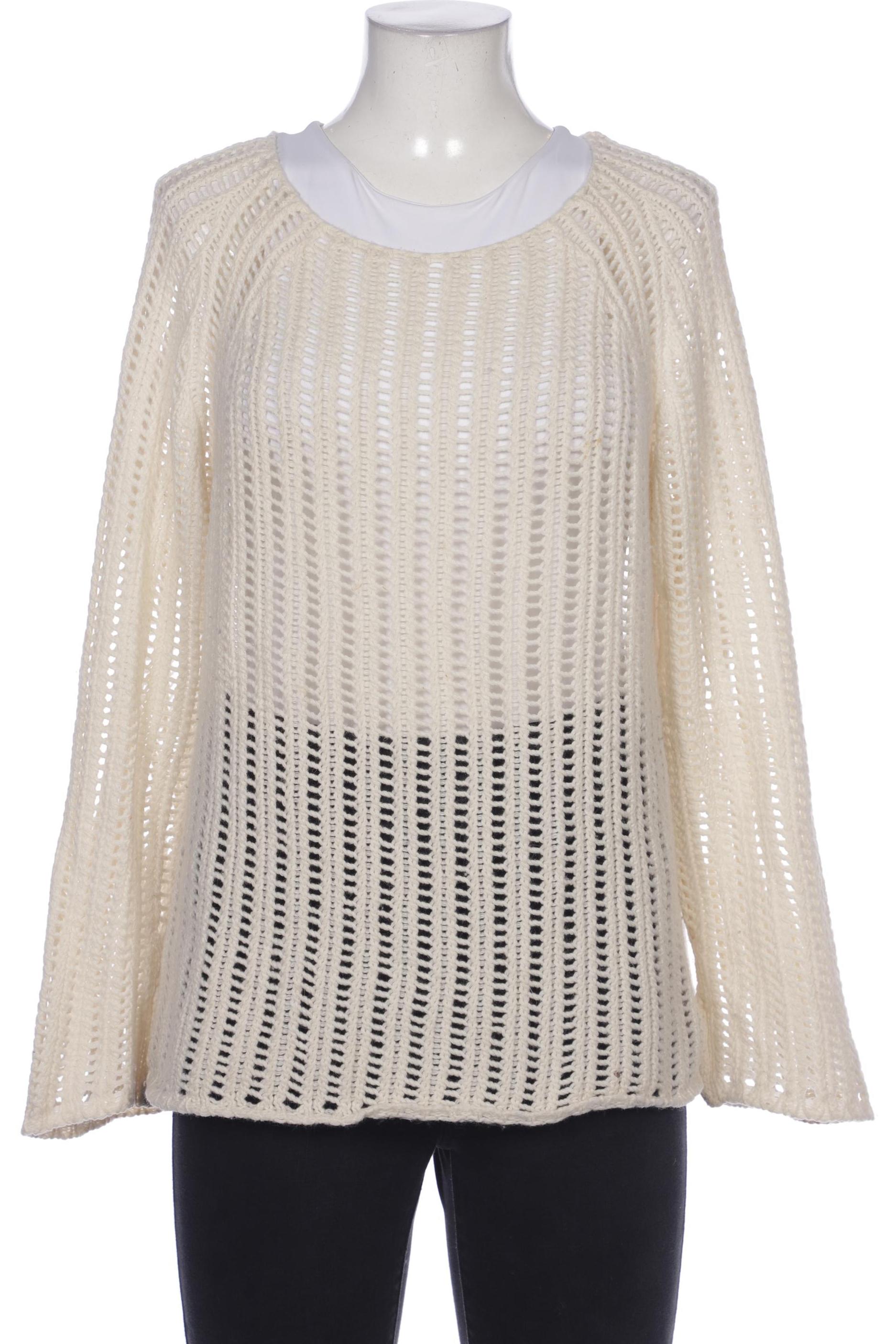 

Massimo Dutti Damen Pullover, cremeweiß, Gr. 42