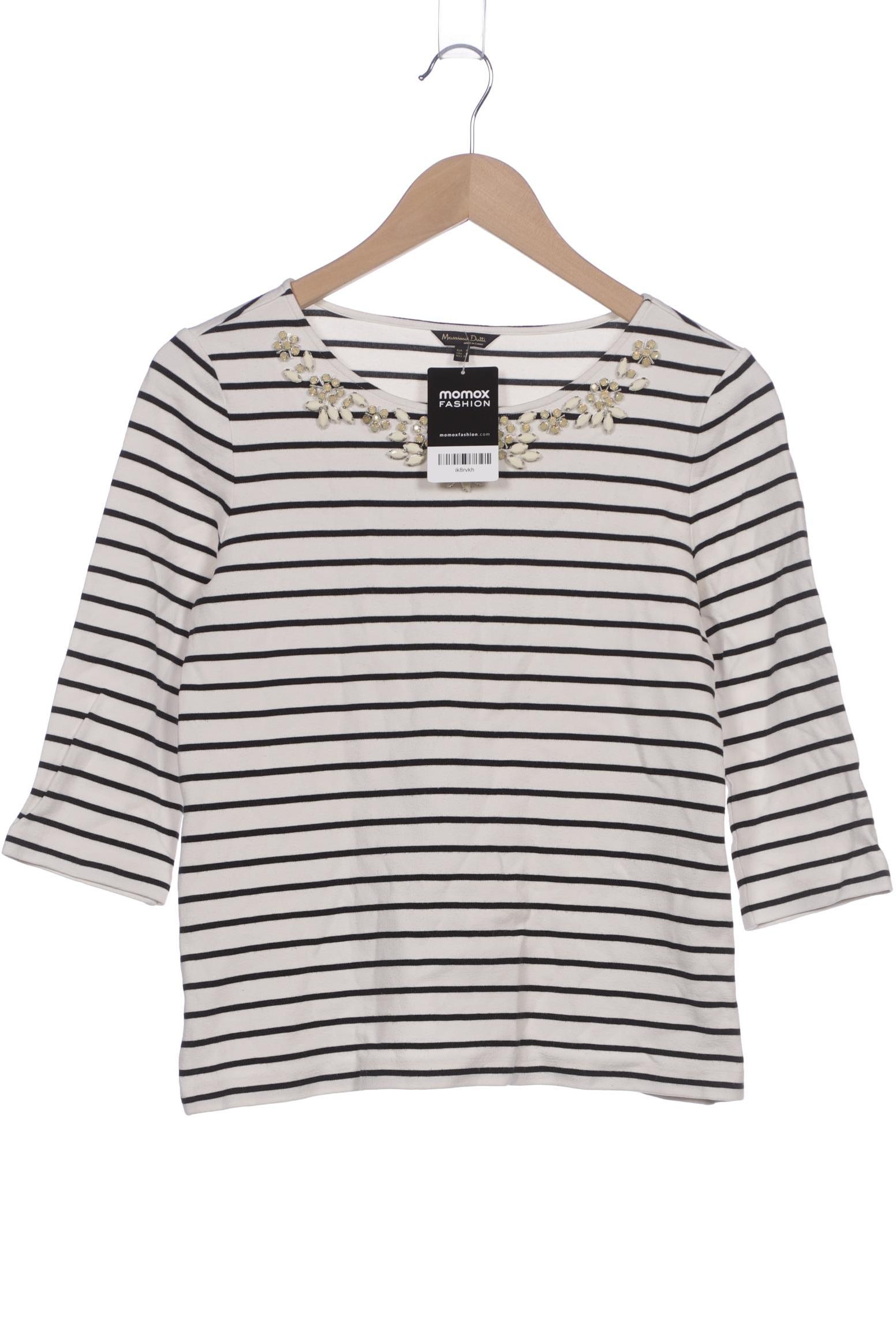 

Massimo Dutti Damen Langarmshirt, cremeweiß, Gr. 36