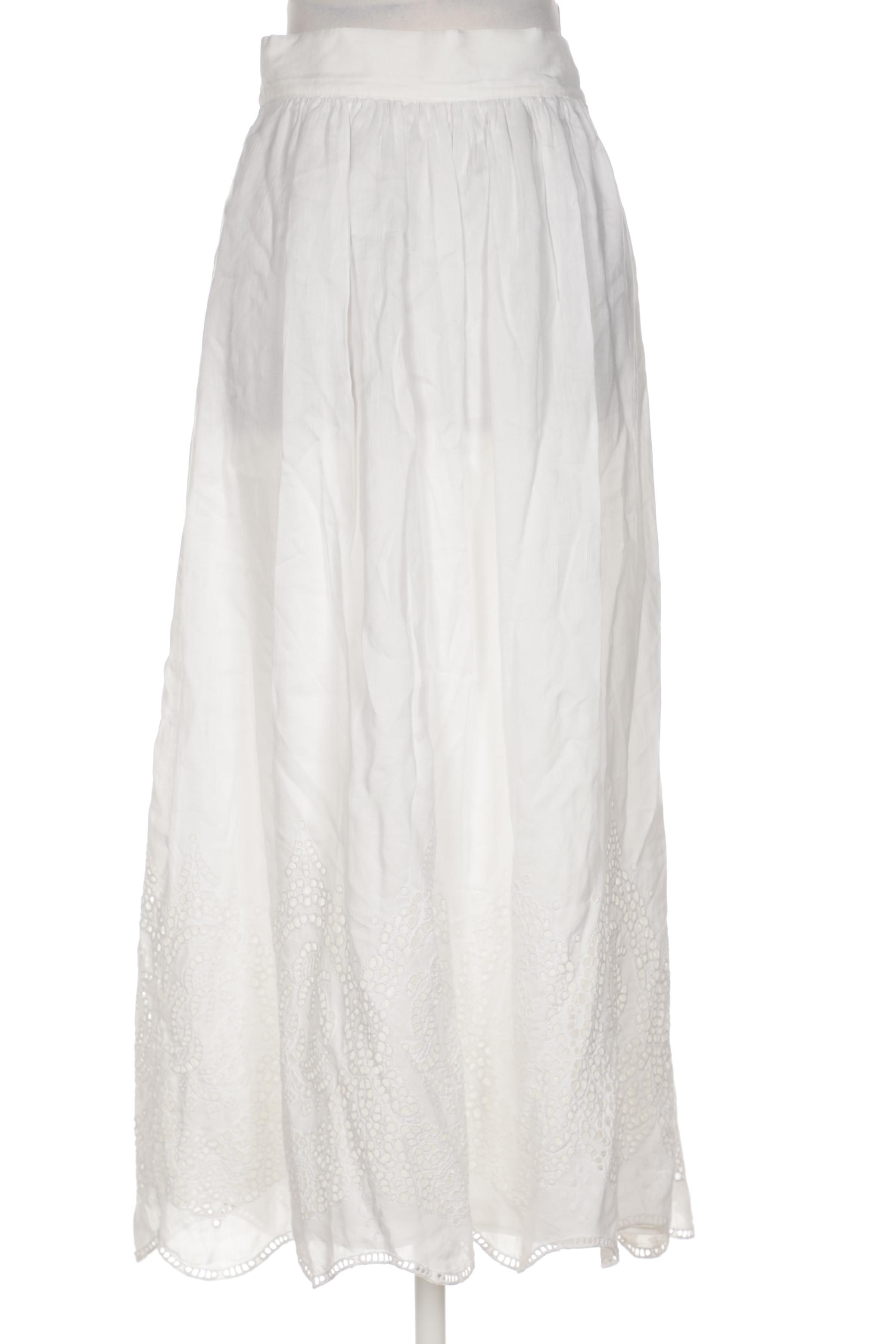 

Massimo Dutti Damen Rock, weiß, Gr. 36