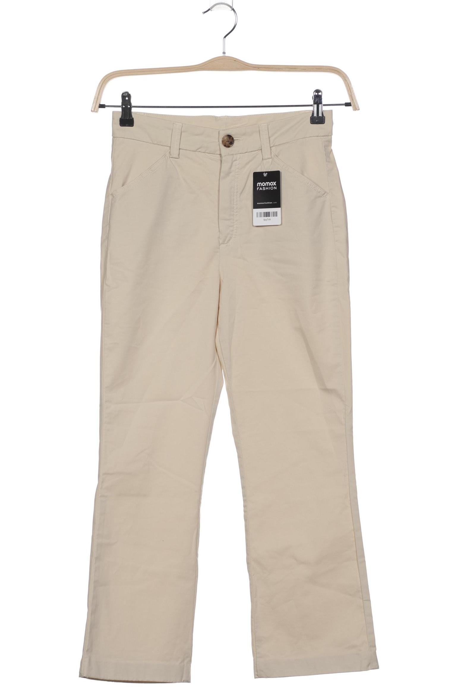 

Massimo Dutti Damen Stoffhose, cremeweiß, Gr. 34