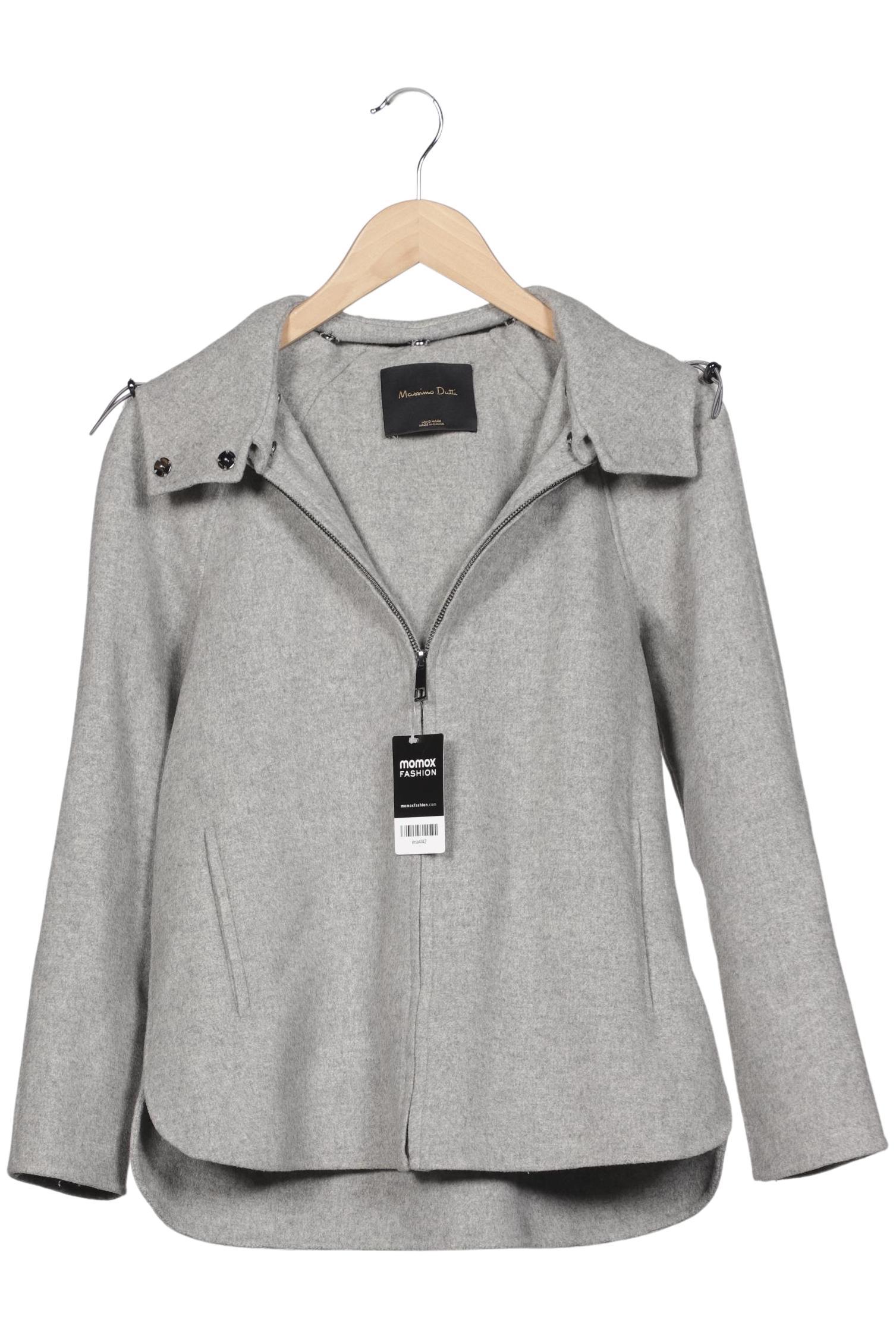 

Massimo Dutti Damen Jacke, grau, Gr. 36
