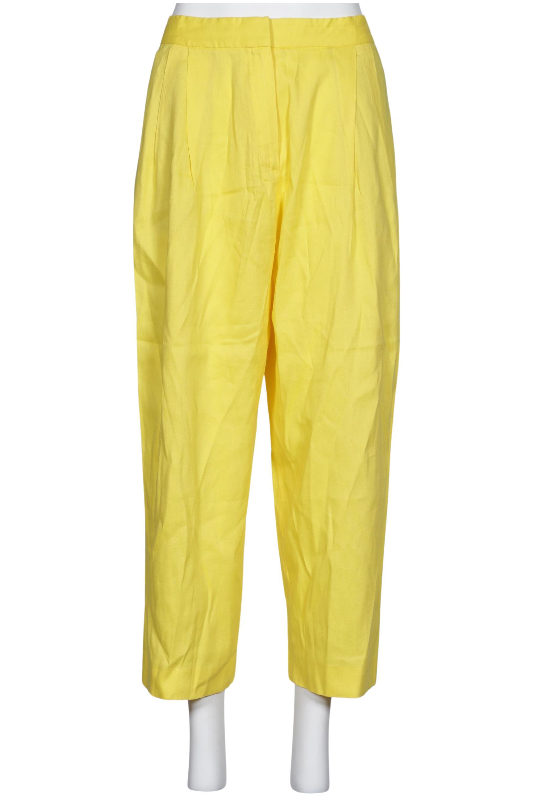 

Massimo Dutti Damen Stoffhose, gelb, Gr. 38