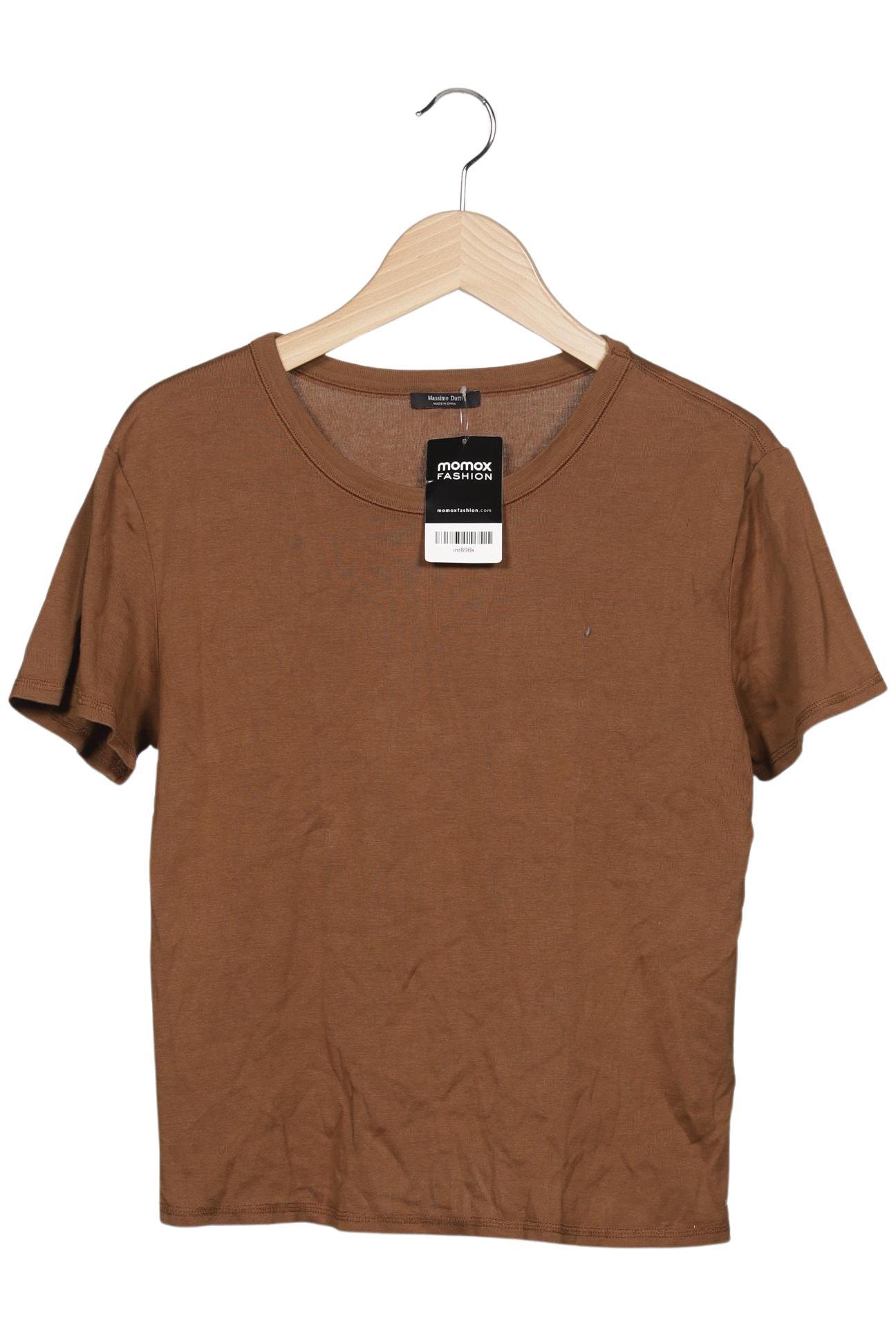 

Massimo Dutti Damen T-Shirt, braun, Gr. 38
