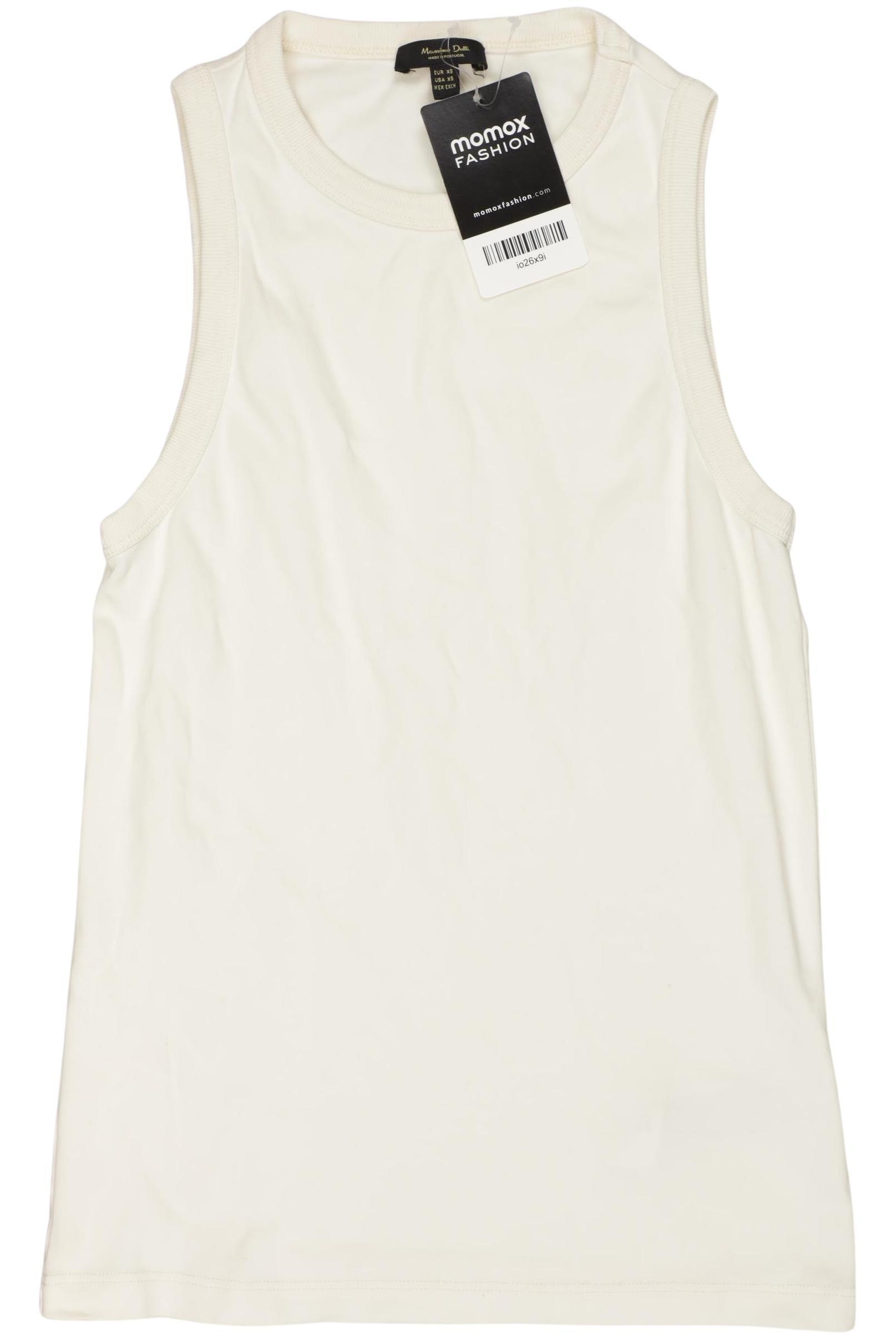 

Massimo Dutti Damen Top, cremeweiß, Gr. 34