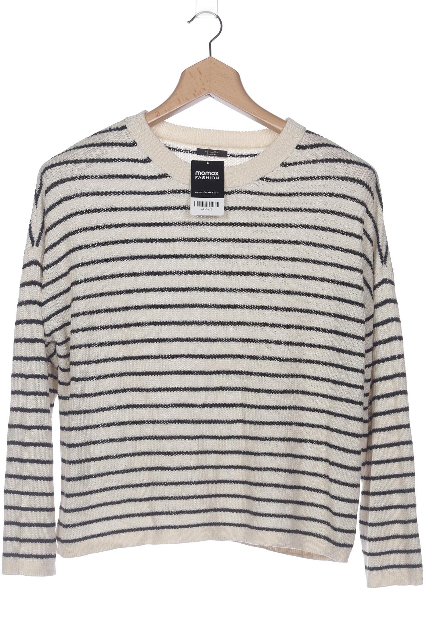 

Massimo Dutti Damen Pullover, weiß, Gr. 48