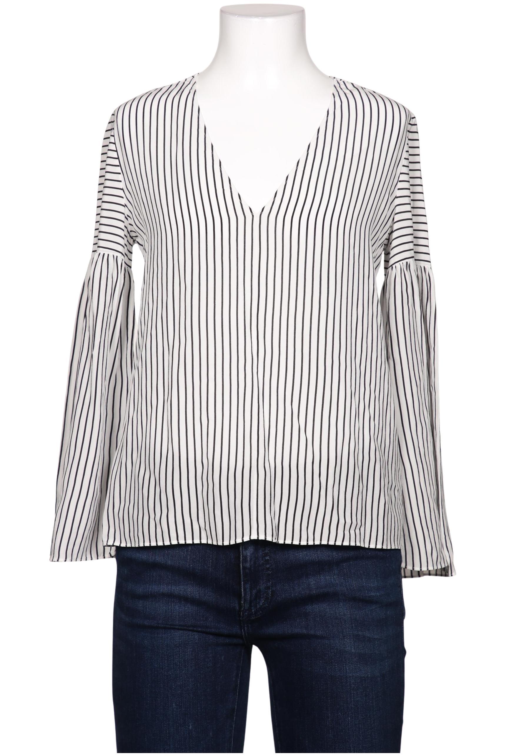 

Massimo Dutti Damen Bluse, weiß, Gr. 36