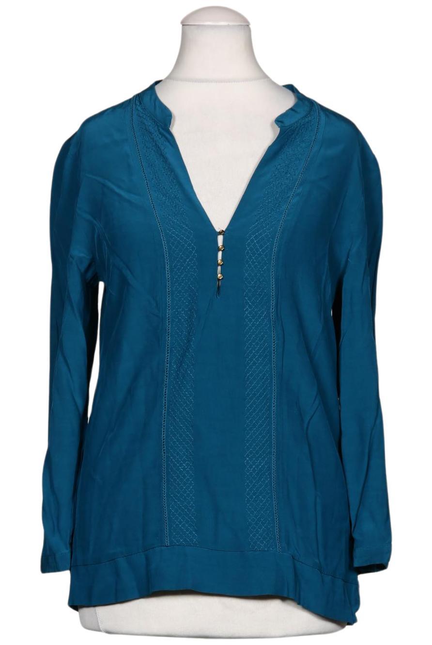 

Massimo Dutti Damen Bluse, blau, Gr. 36