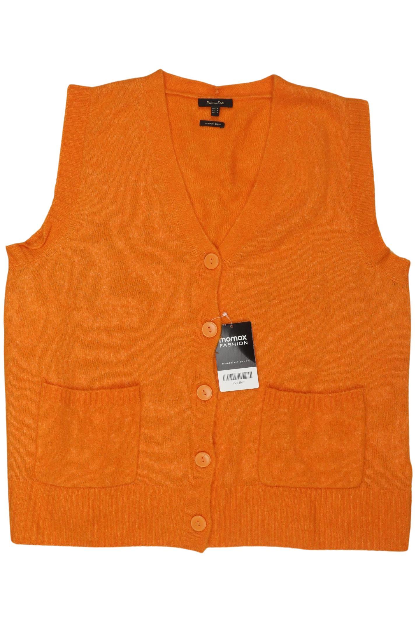 

Massimo Dutti Damen Weste, orange, Gr. 38