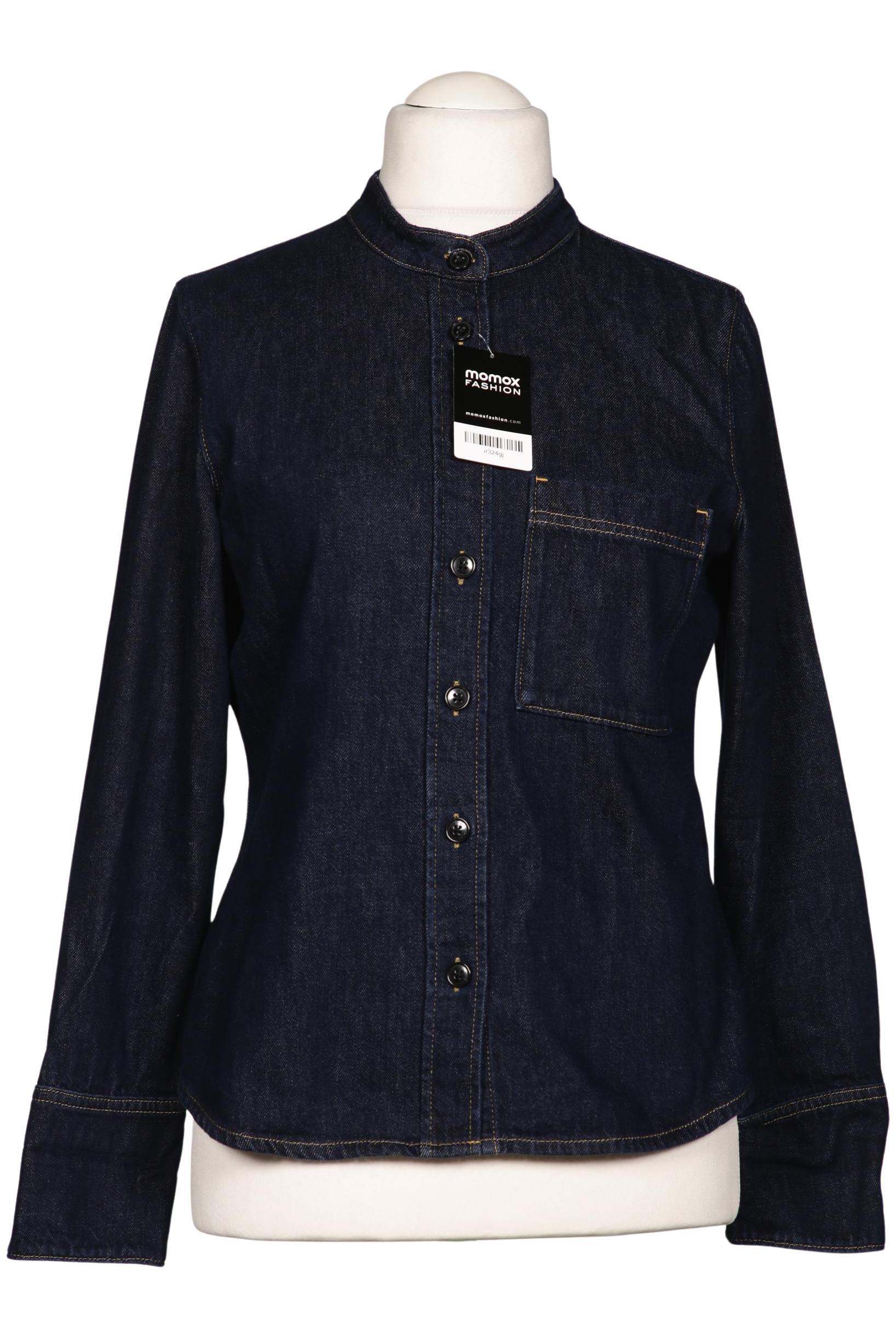 

Massimo Dutti Damen Bluse, marineblau, Gr. 42