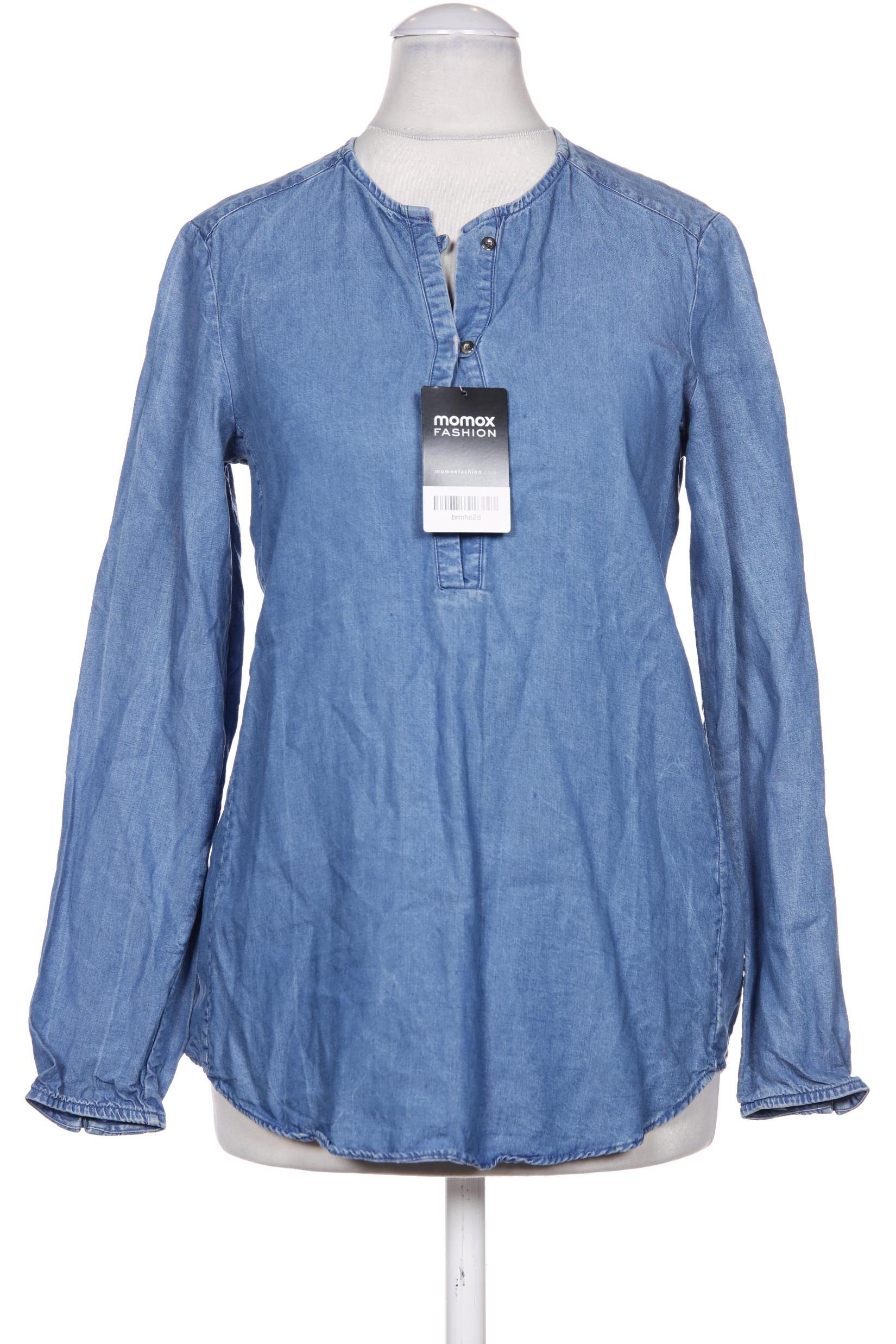 

Massimo Dutti Damen Bluse, blau, Gr. 34