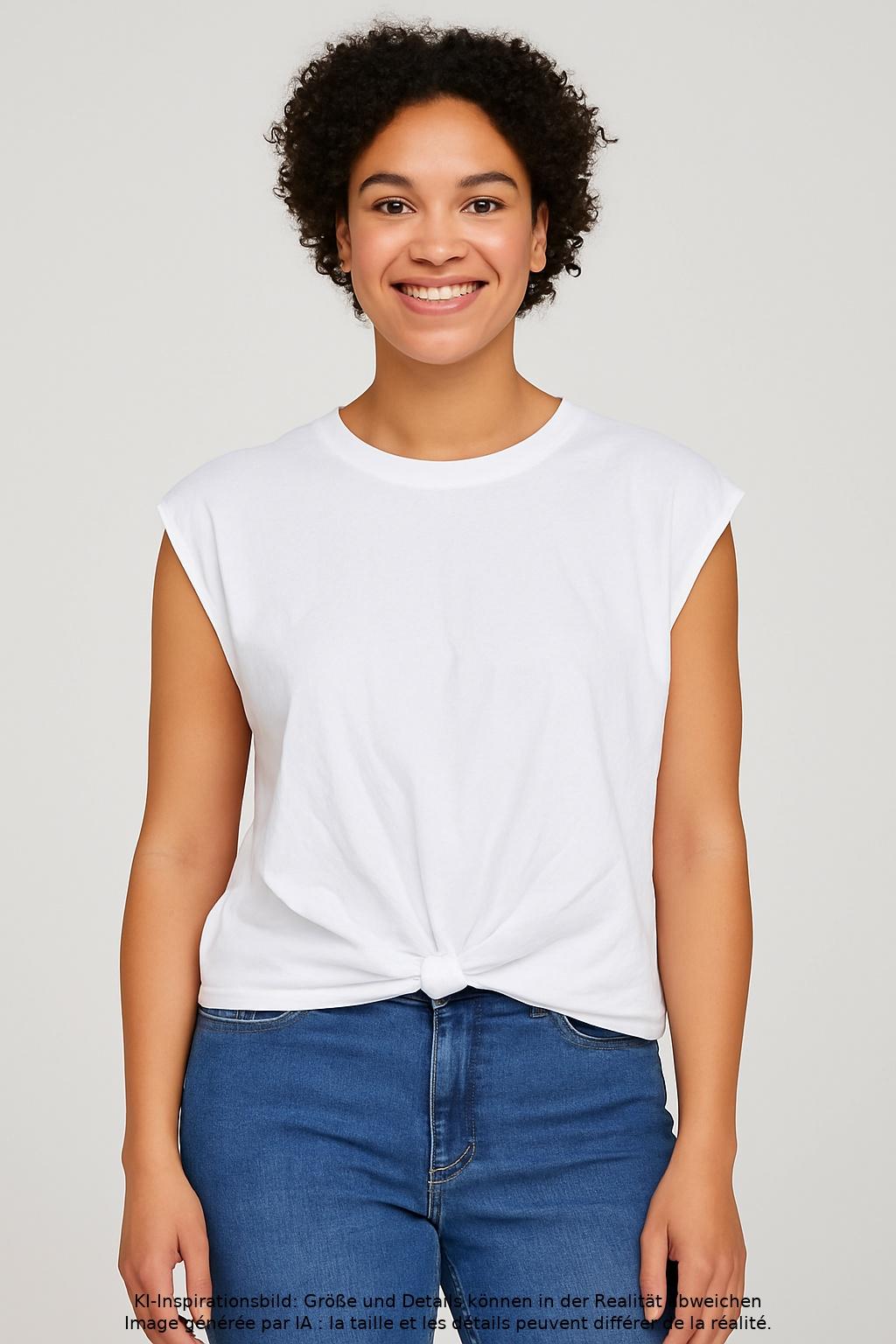 

Massimo Dutti Damen T-Shirt, weiß, Gr. 38