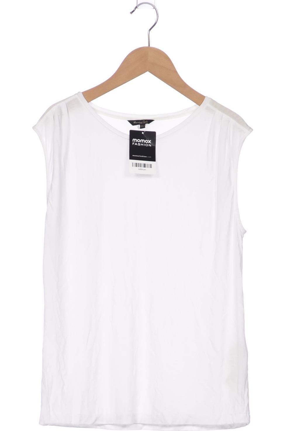 

Massimo Dutti Damen Top, weiß, Gr. 38