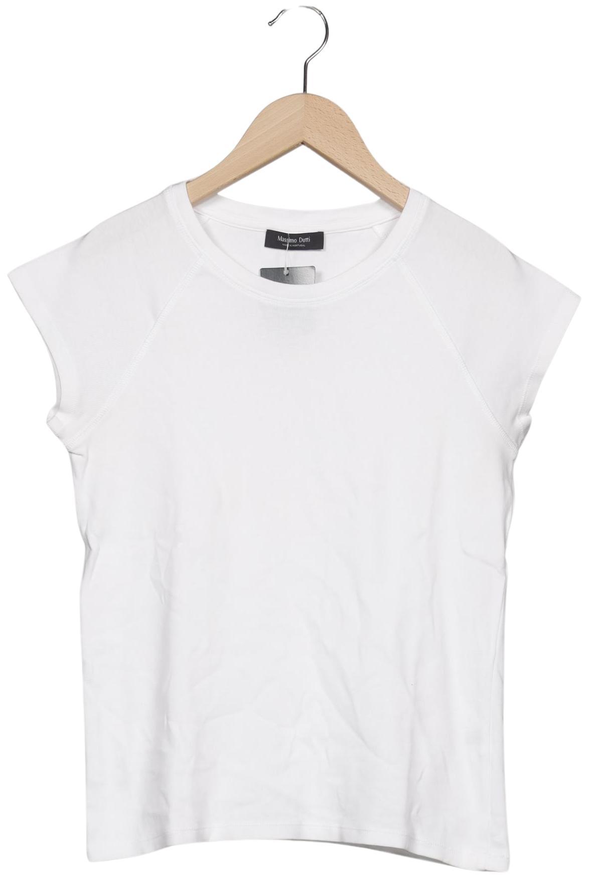 

Massimo Dutti Damen T-Shirt, weiß, Gr. 38