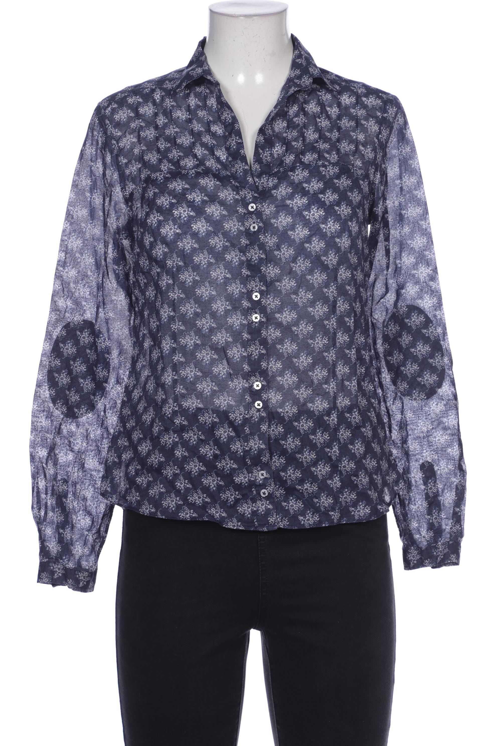 

Massimo Dutti Damen Bluse, marineblau, Gr. 40