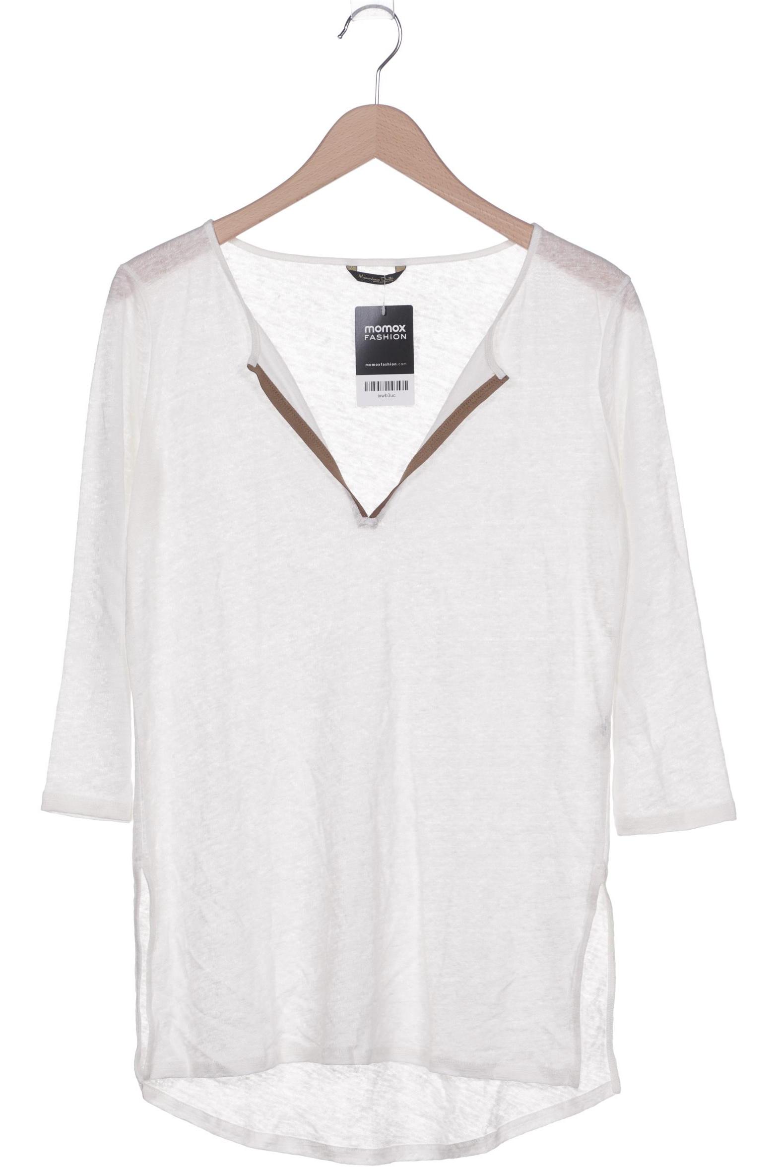 

Massimo Dutti Damen Langarmshirt, weiß, Gr. 36