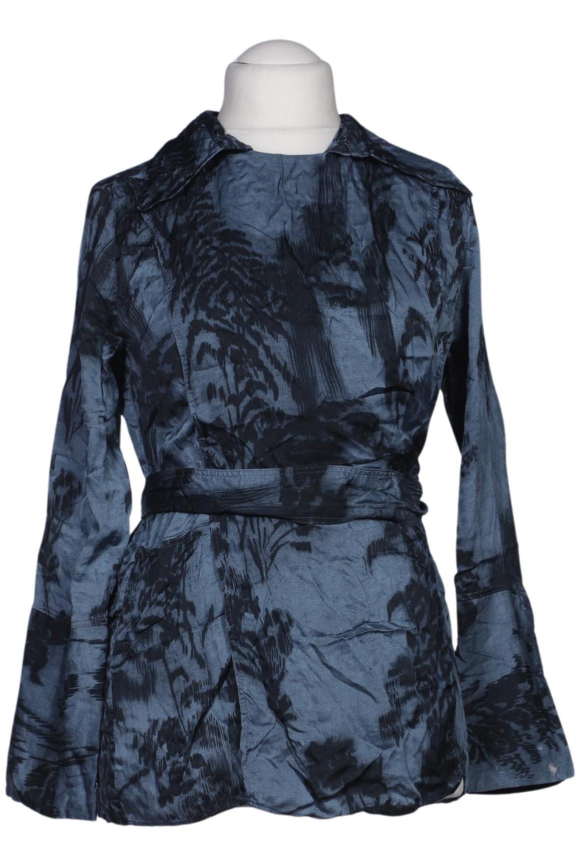 

Massimo Dutti Damen Bluse, marineblau, Gr. 40