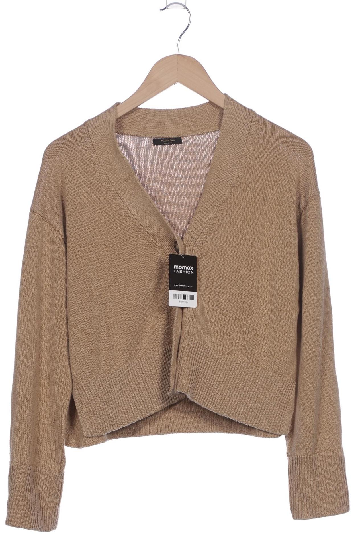 

Massimo Dutti Damen Strickjacke, beige, Gr. 42
