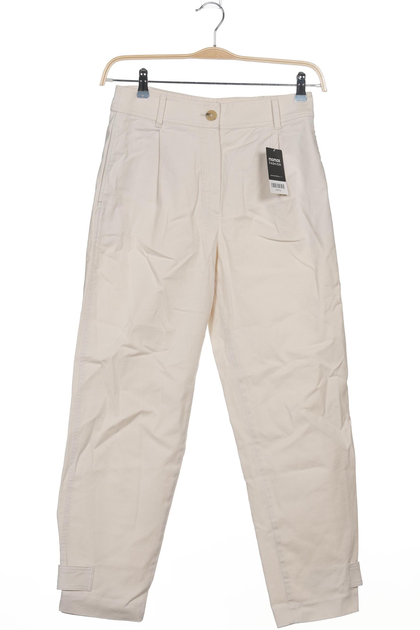 

Massimo Dutti Damen Stoffhose, cremeweiß, Gr. 36