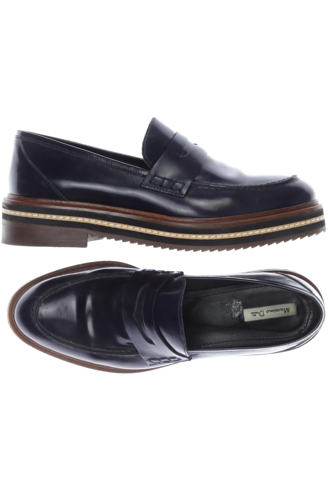

Massimo Dutti Damen Halbschuh, marineblau, Gr. 38