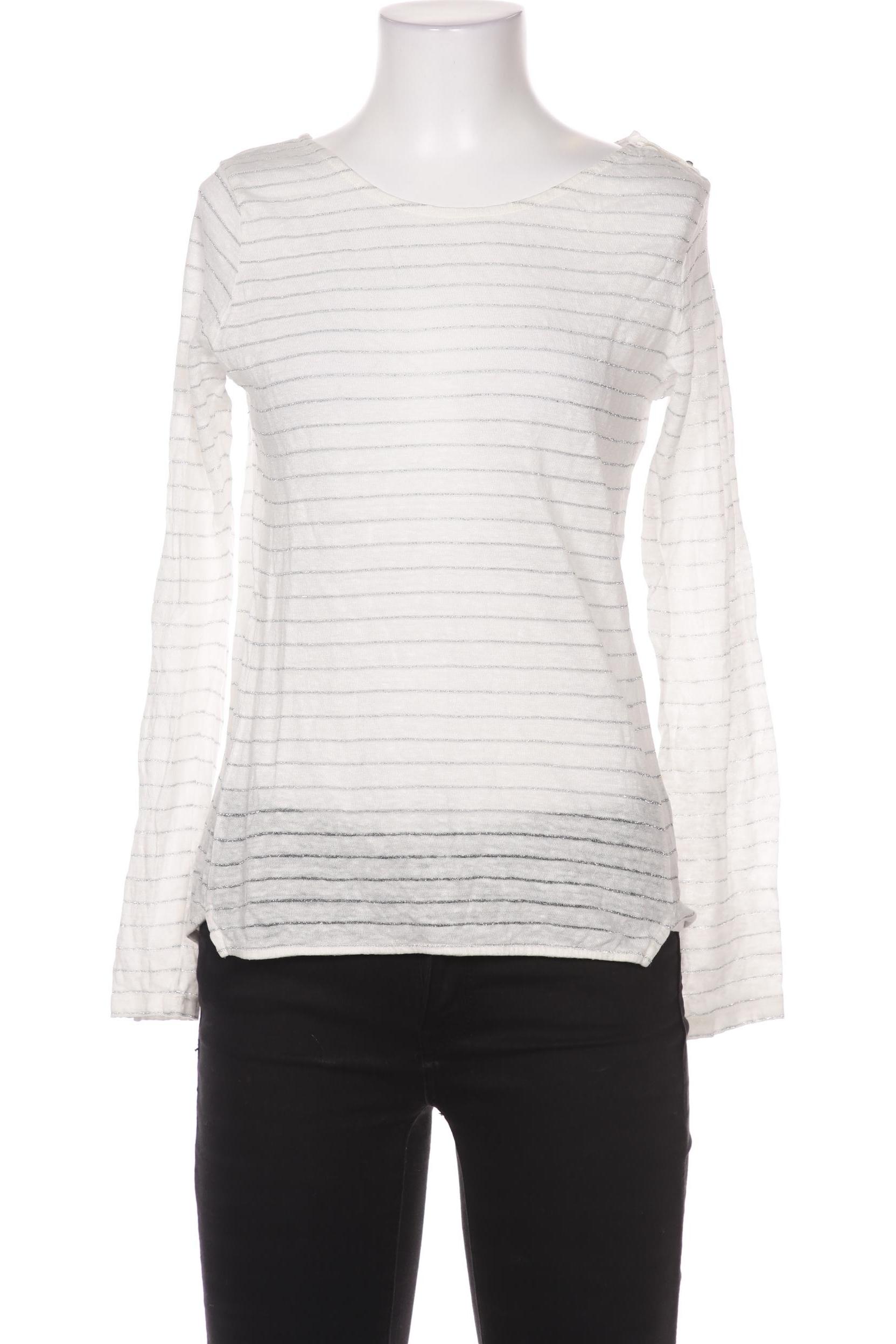 

Massimo Dutti Damen Langarmshirt, weiß, Gr. 38